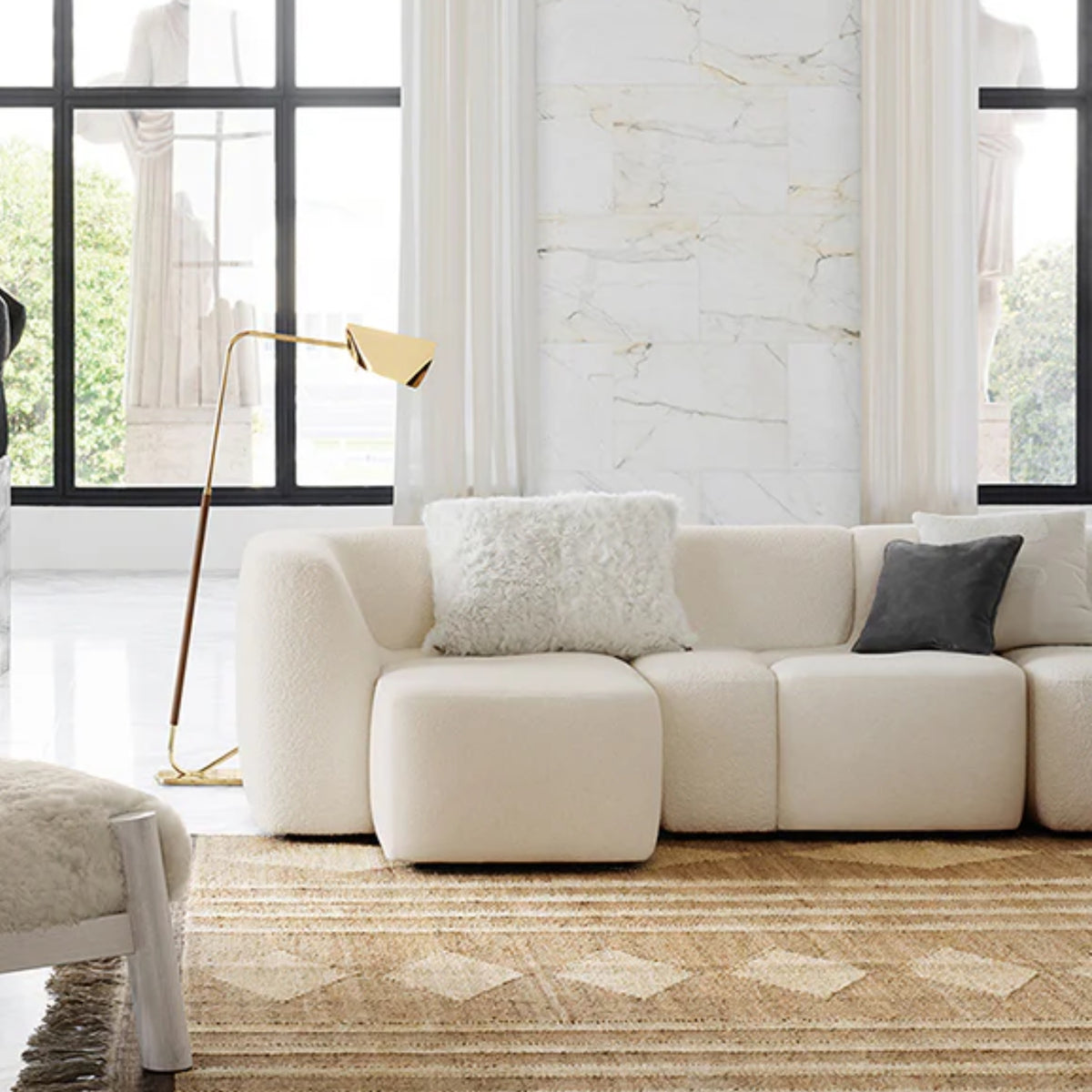 Canapé Modulaire Fendi F-Affair de Fendi Casa