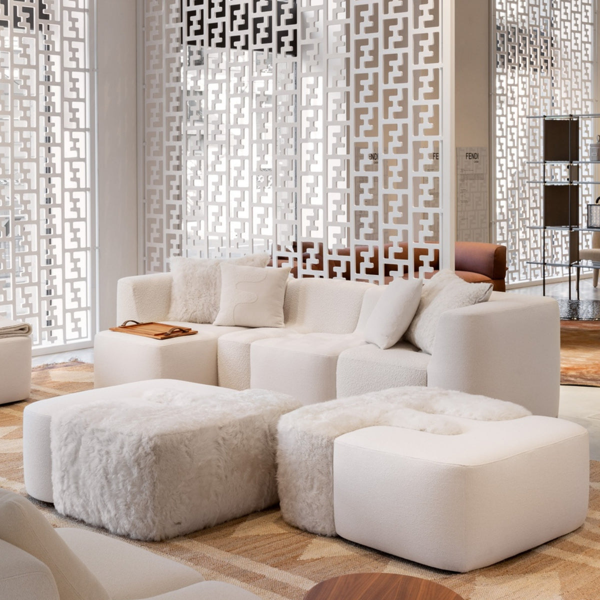 Canapé Modulaire Fendi F-Affair de Fendi Casa