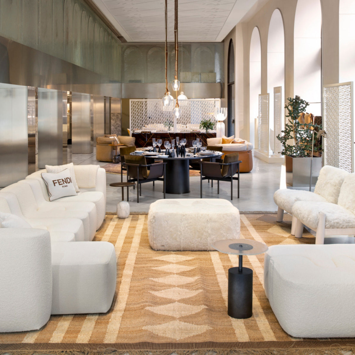 Canapé Modulaire Fendi F-Affair de Fendi Casa