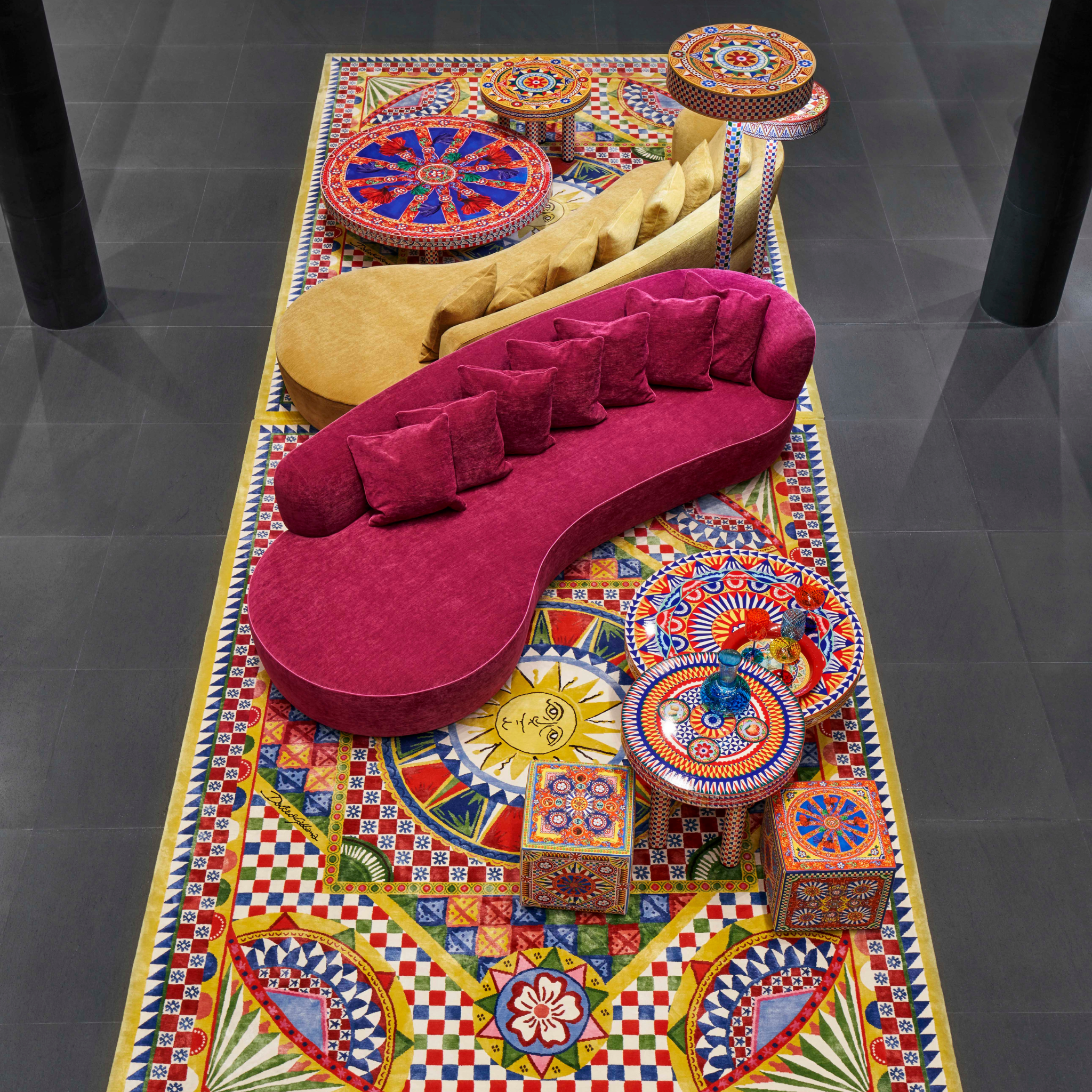 Canapé Garofano de Dolce & Gabbana Casa