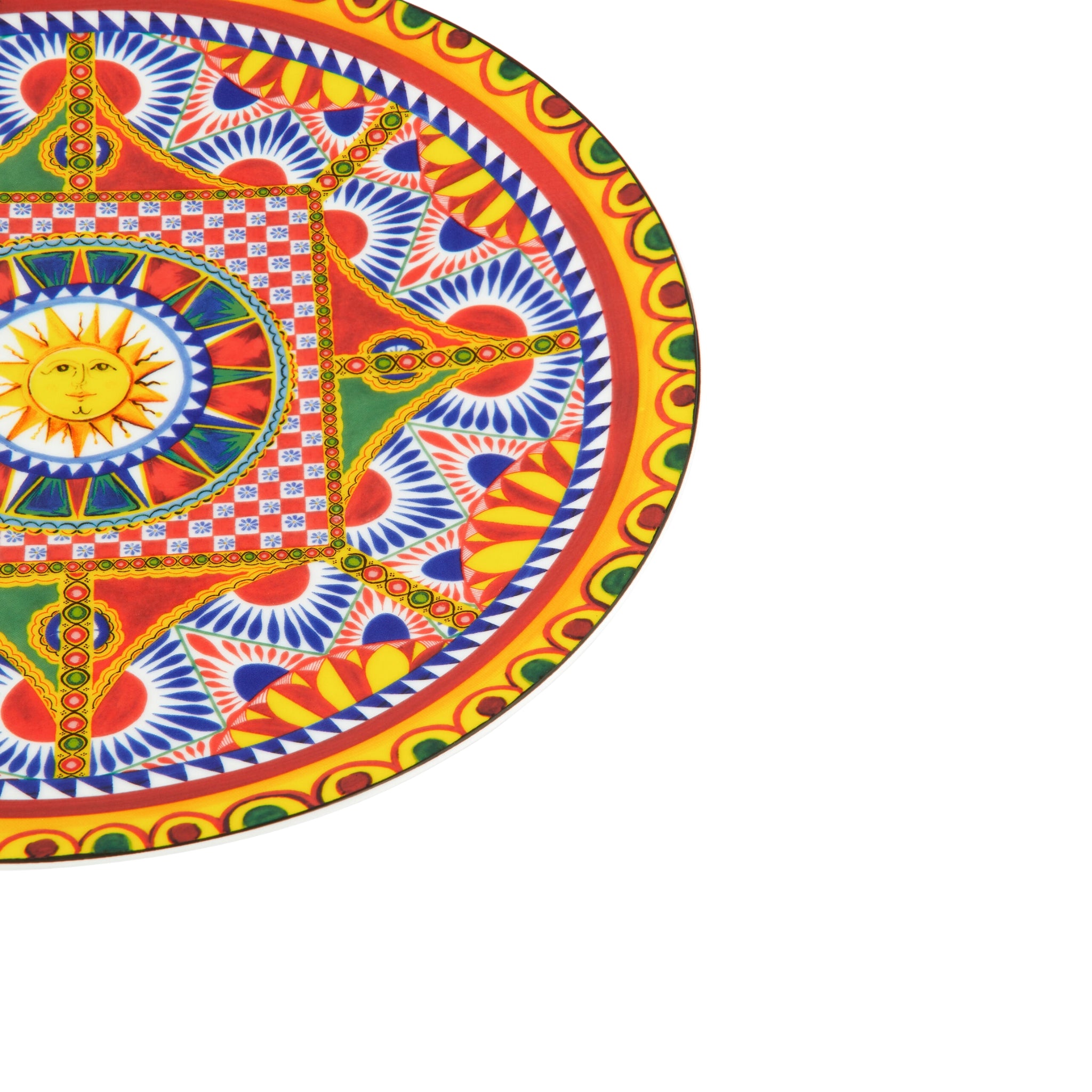 Assiette de service en porcelaine Carretto Sicilano de Dolce & Gabbana Casa