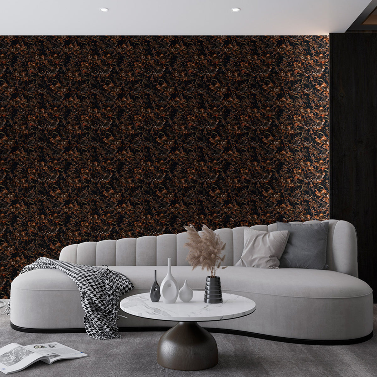 Papier peint Caviar Noir de Nomad Design
