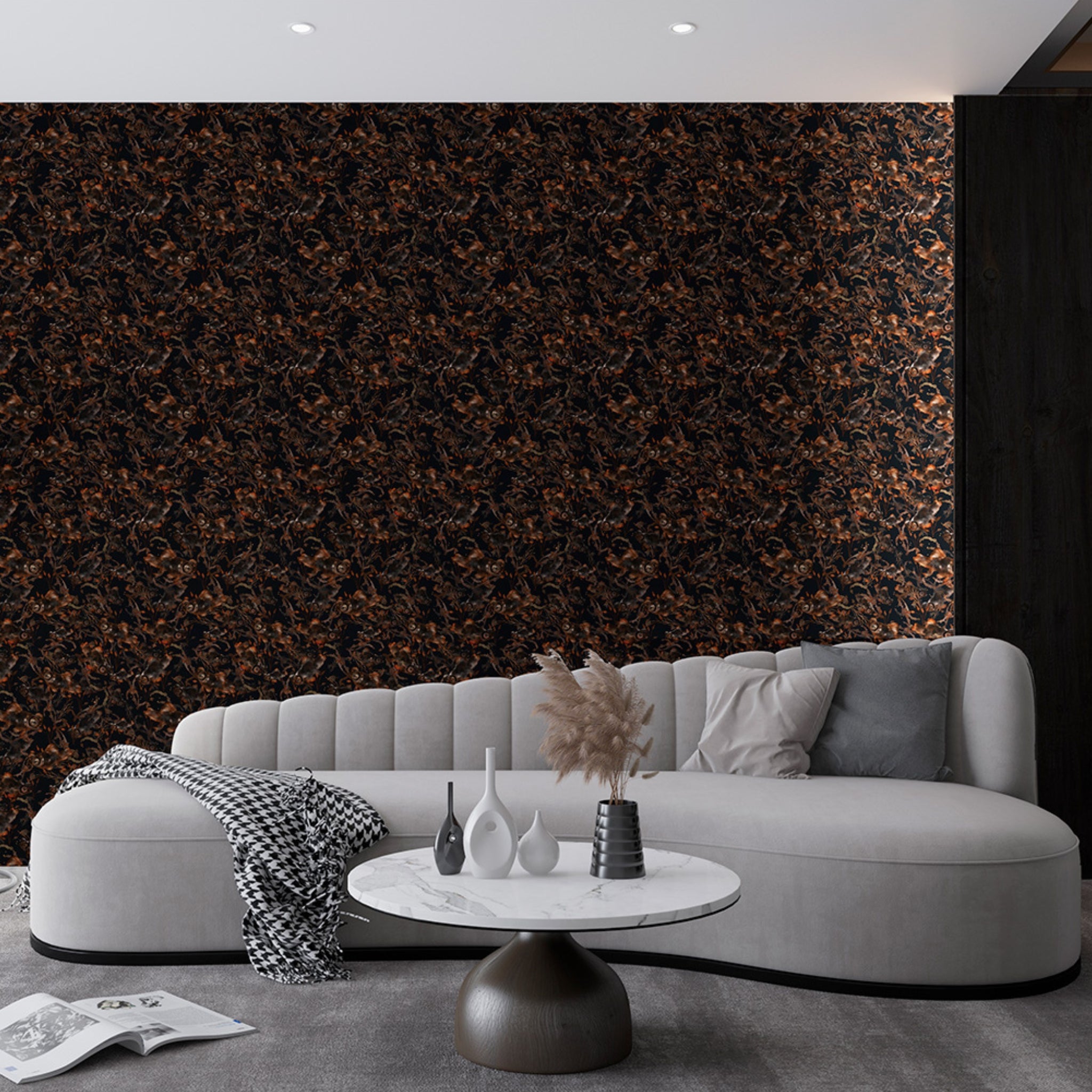 Papier peint Caviar Noir de Nomad Design