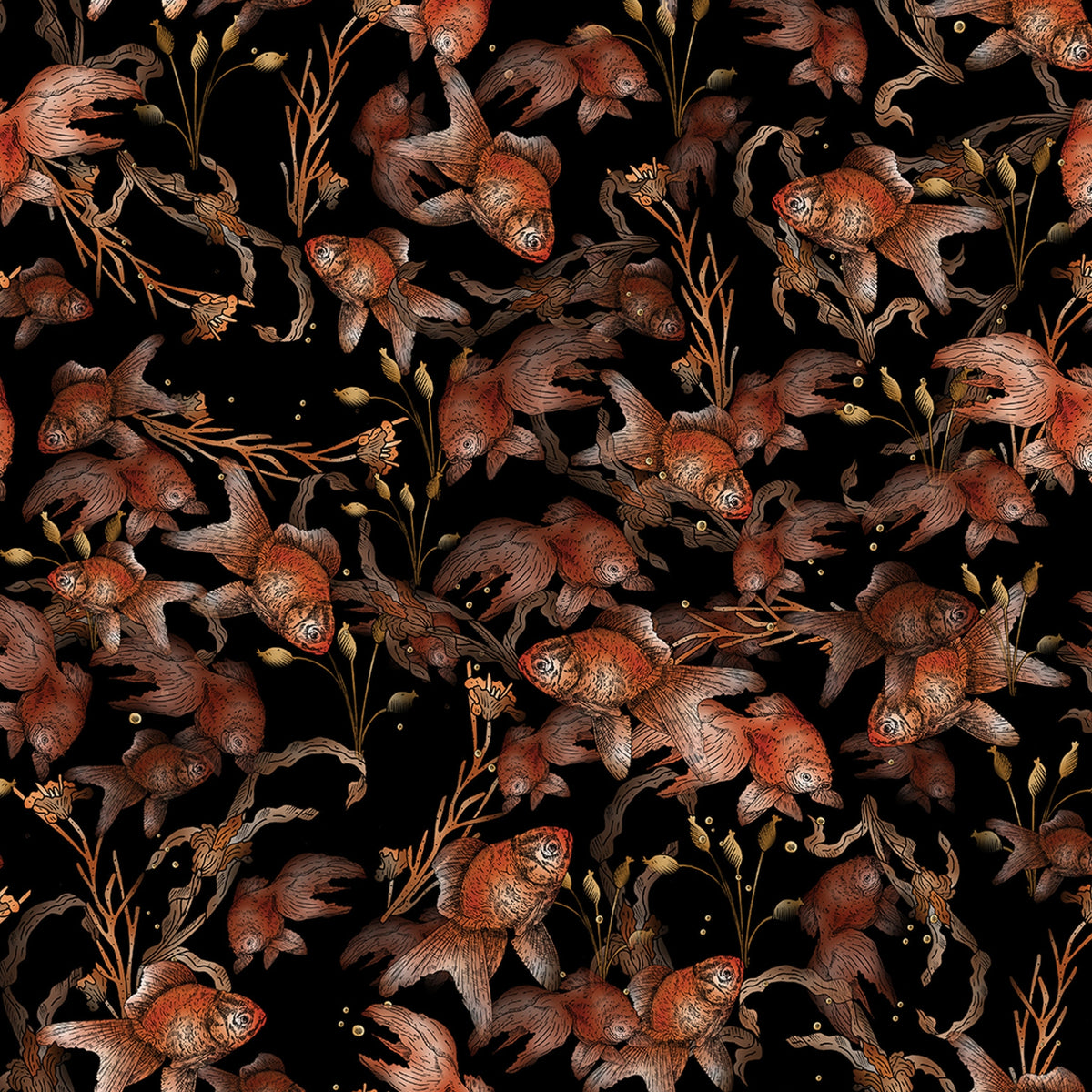Papier peint Caviar Rouge de Nomad Design