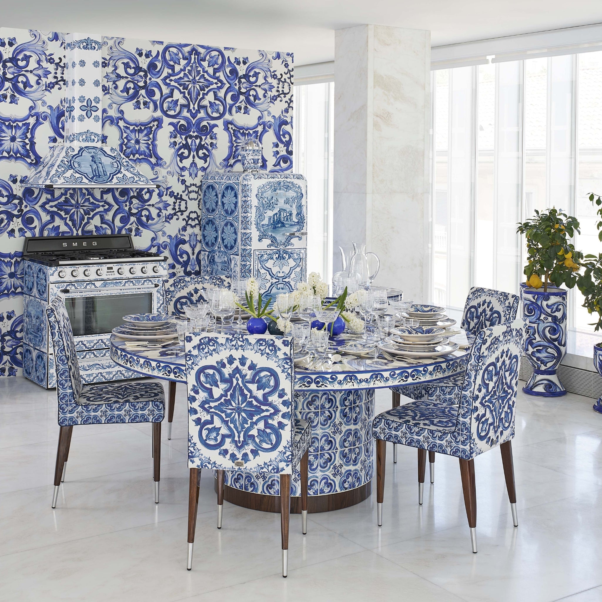 Chaise Iride par Dolce & Gabbana Casa