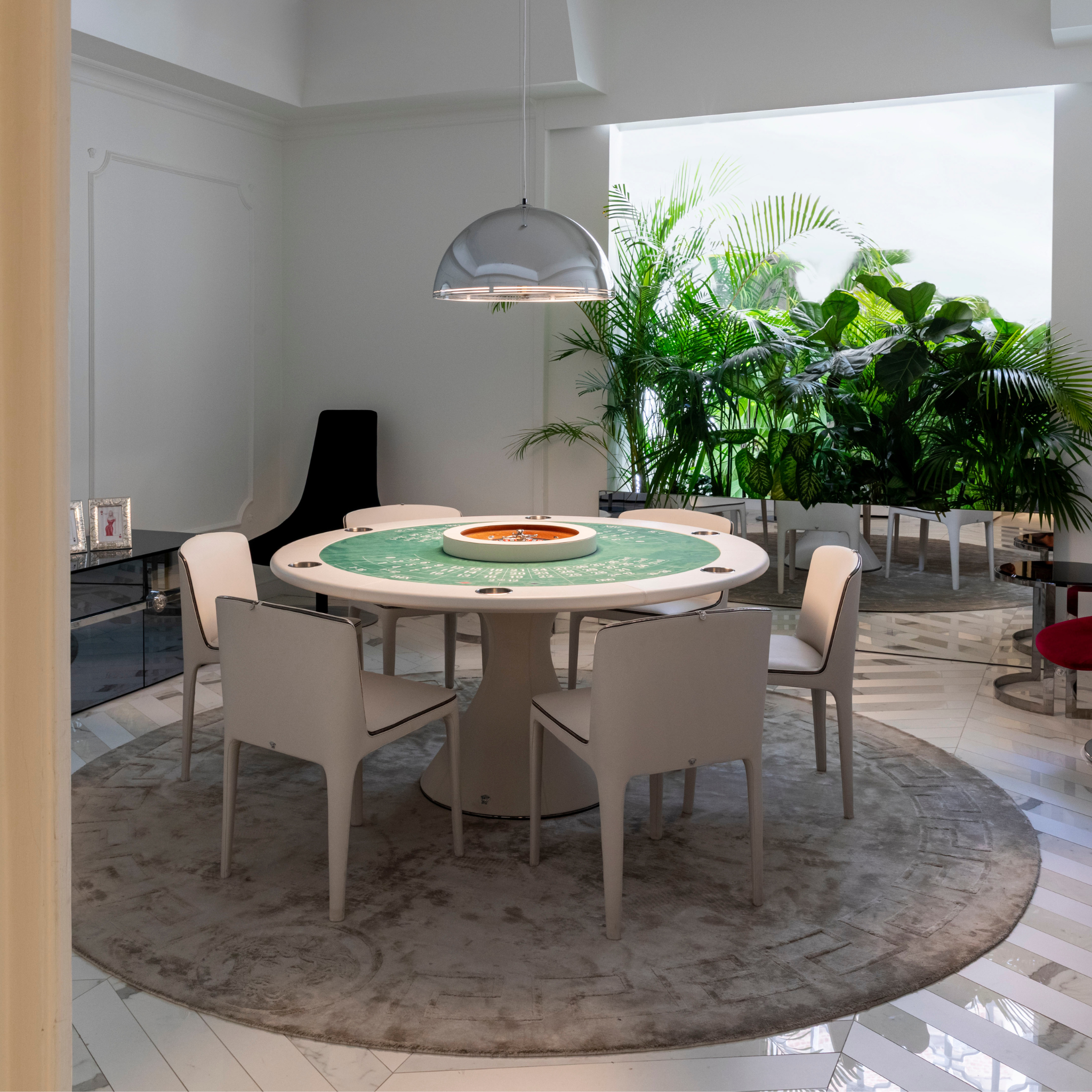 Chaise de salle à manger Medusa Trono de versace home