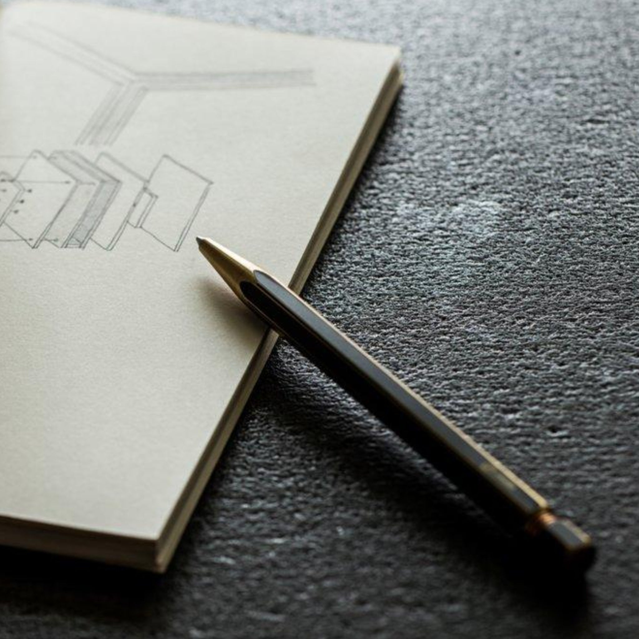 Stylo bille spring Classic Revolve - Noir de YStudio