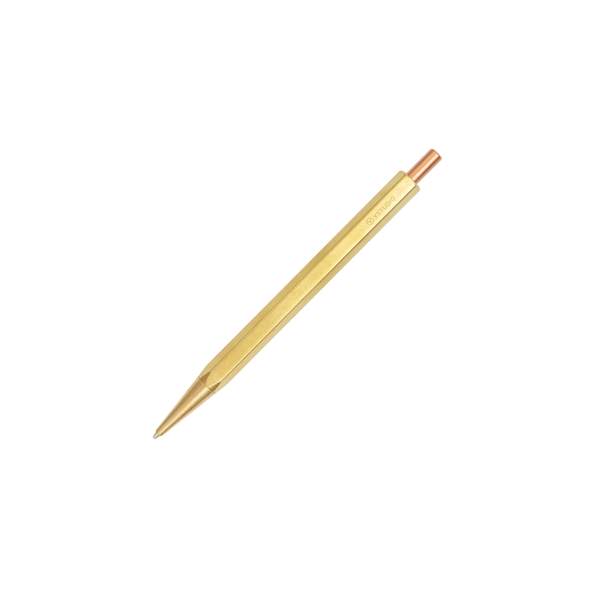 Crayon porte-mine Classic Revolve Lite - Brass de YStudio