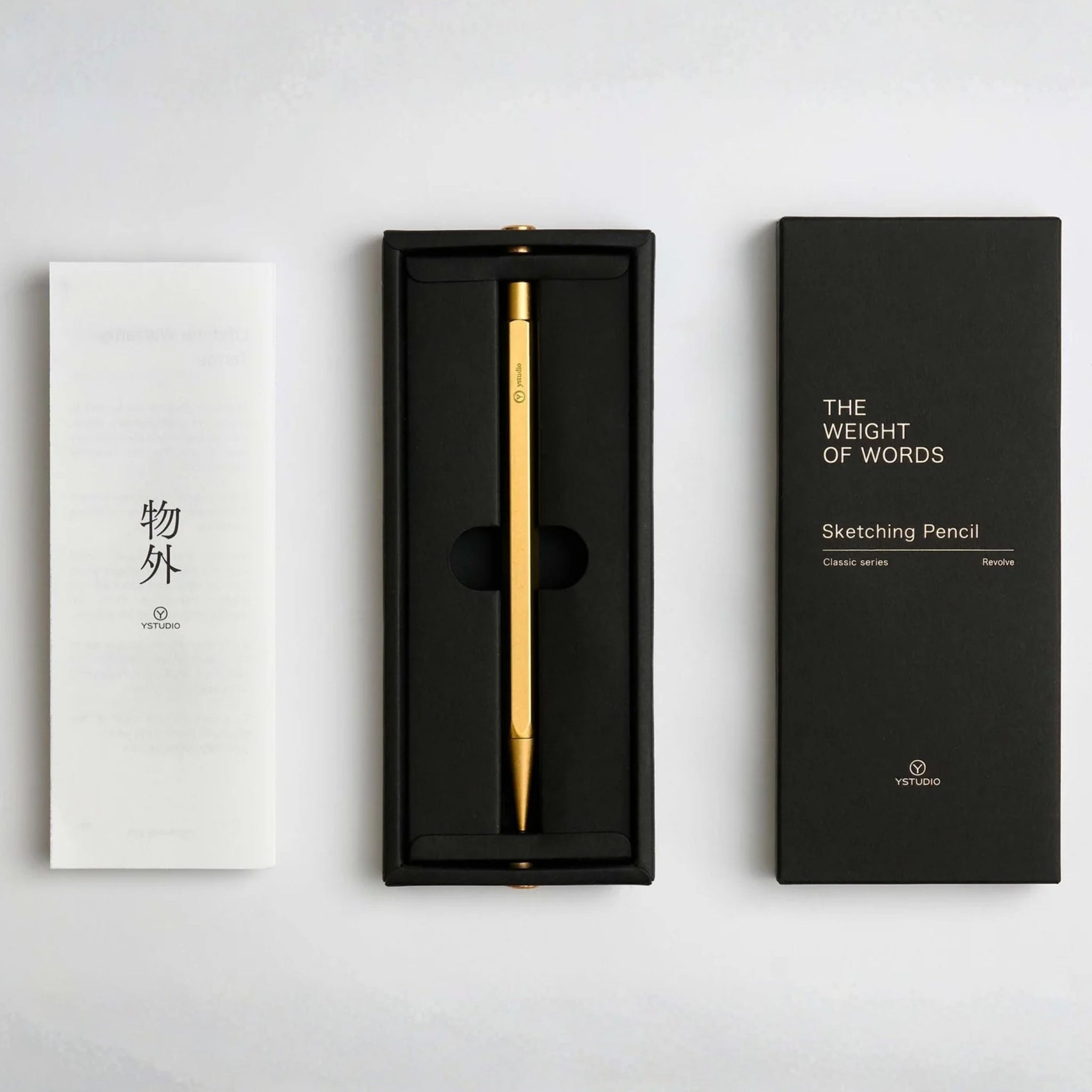 Crayon à dessin Classic Revolve - Brass de YStudio