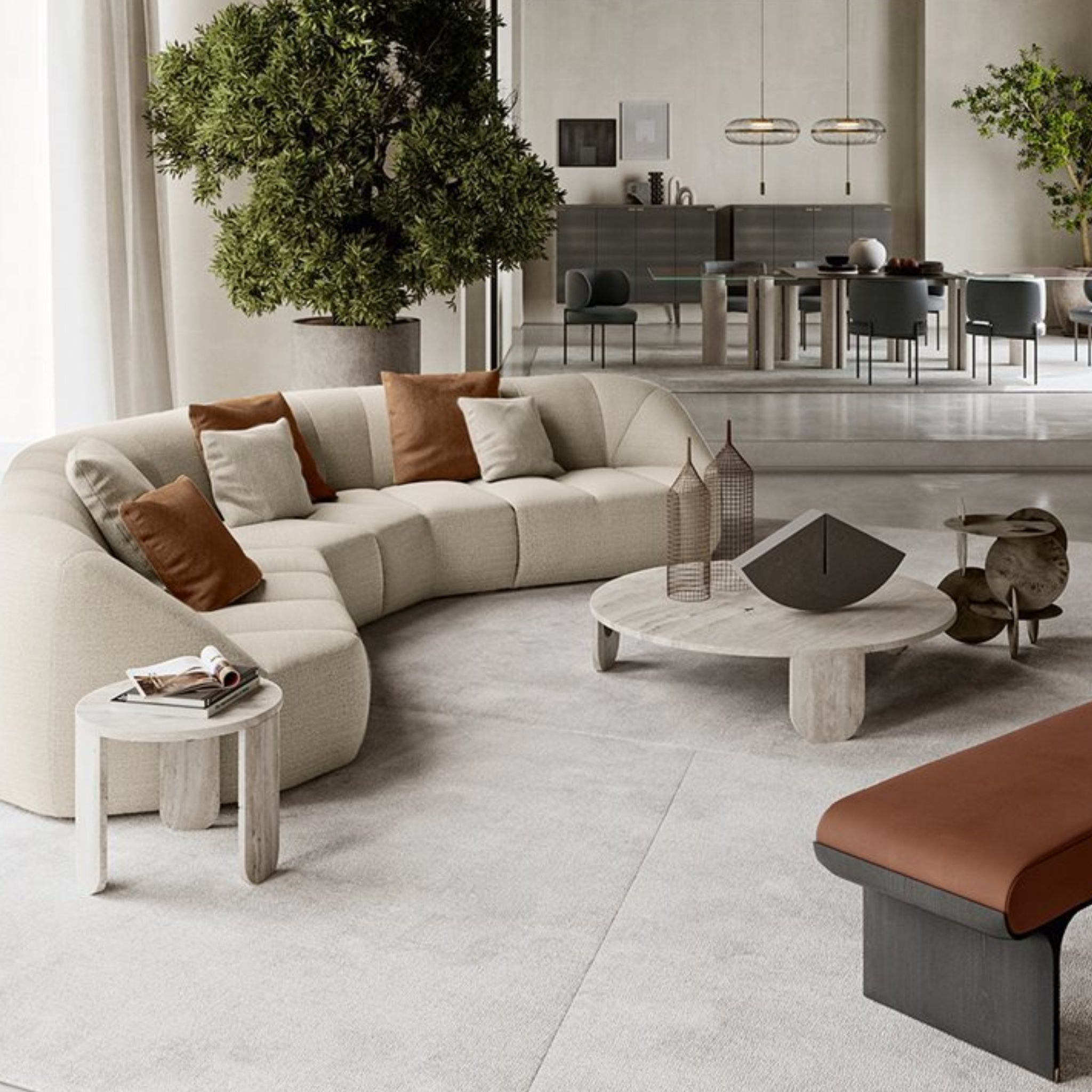 Table basse Clemo par Gallotti&Radice