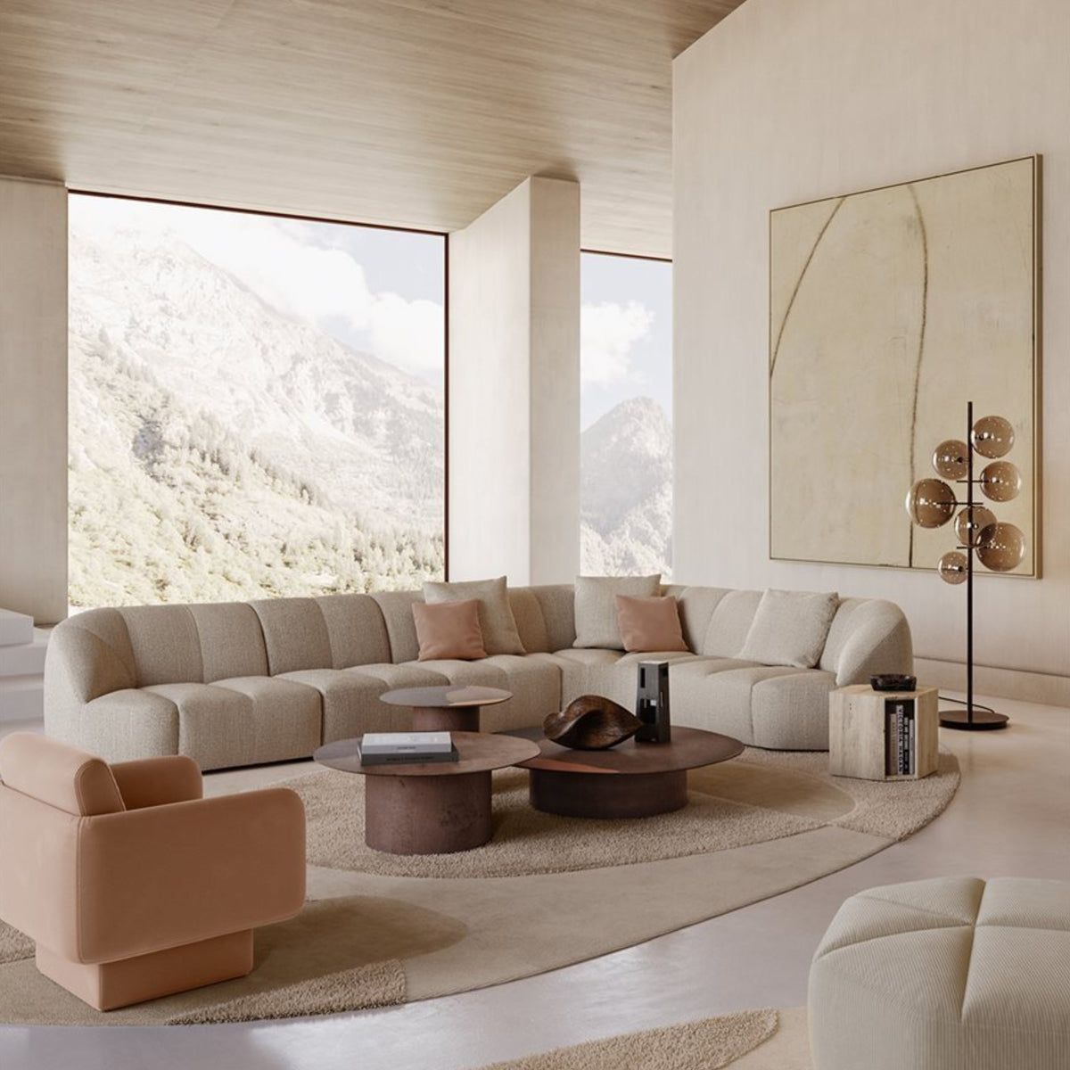 Canapé modulaire Cloud Infinity par Gallotti&Radice