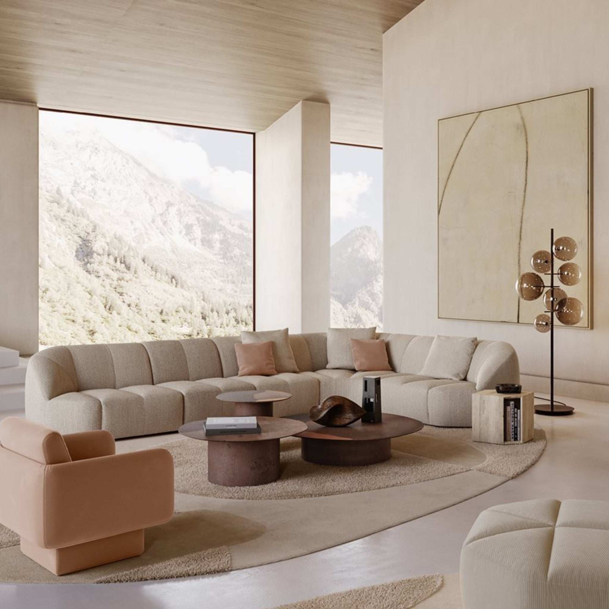 Canapé modulaire Cloud Infinity par Gallotti&Radice