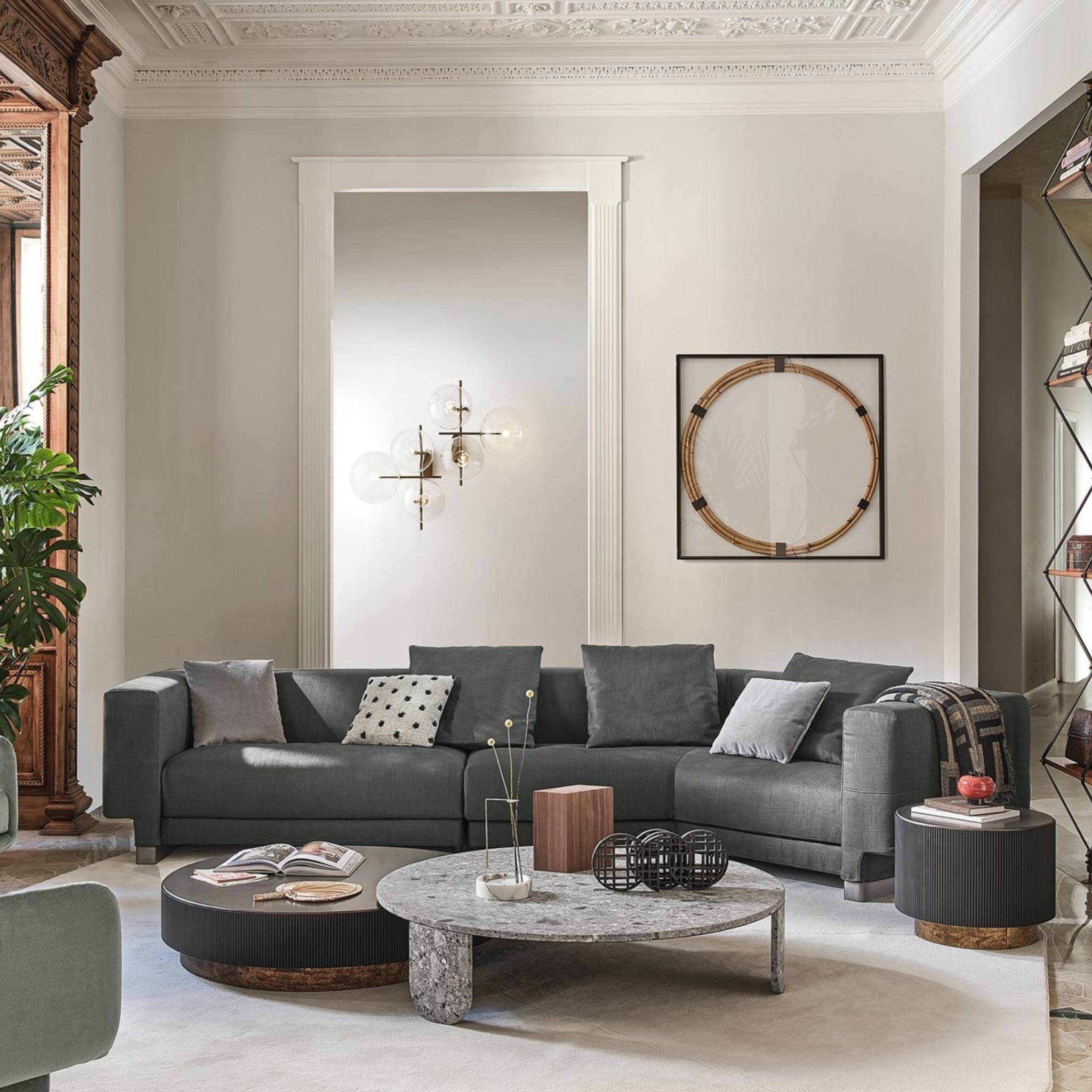 Canapé modulaire Elissa Sectional par Gallotti&Radice