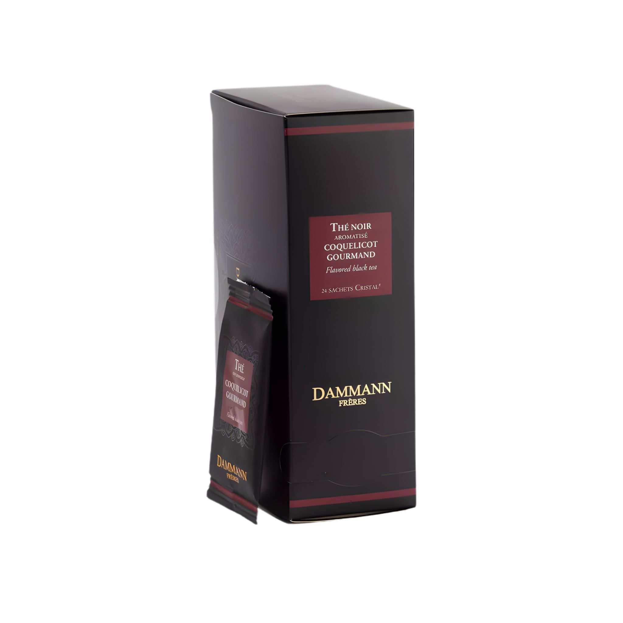 Coquelicot Gourmand Boîte 24 Sachets Enveloppés de Dammann Frères