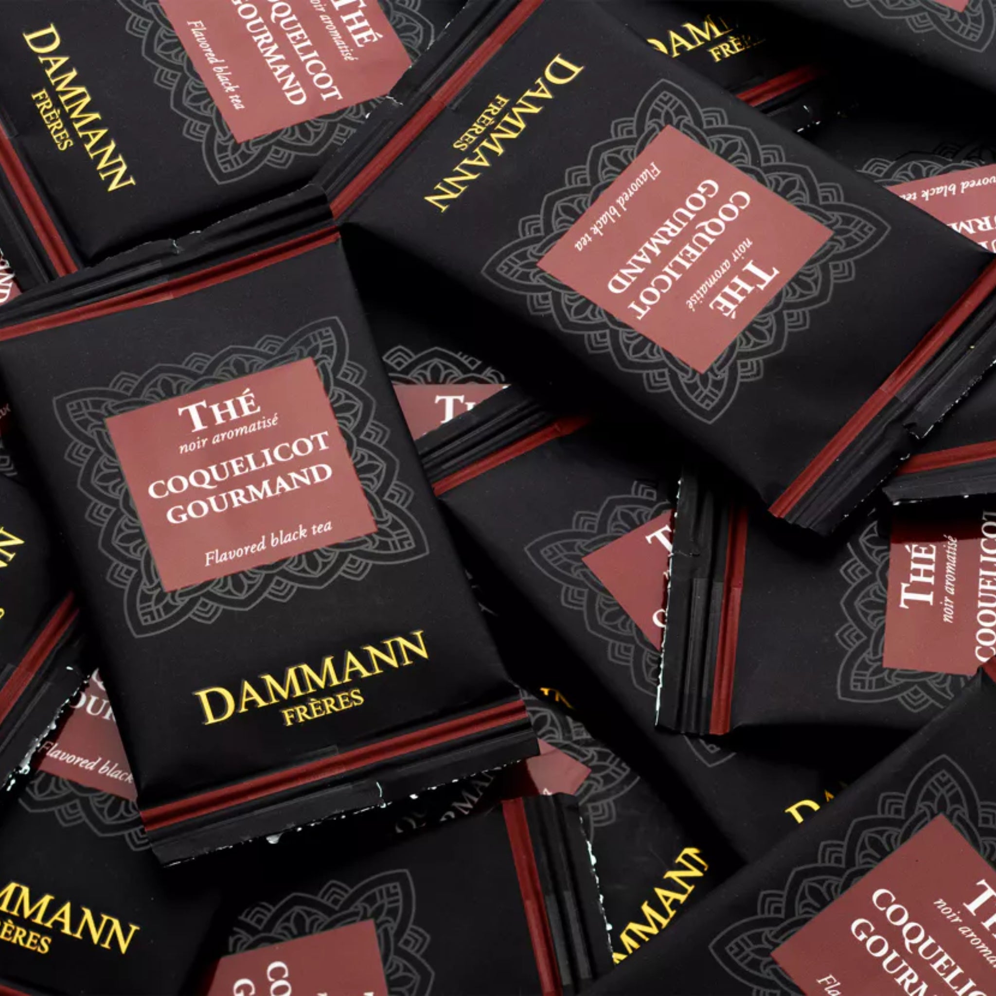 Coquelicot Gourmand Boîte 24 Sachets Enveloppés de Dammann Frères