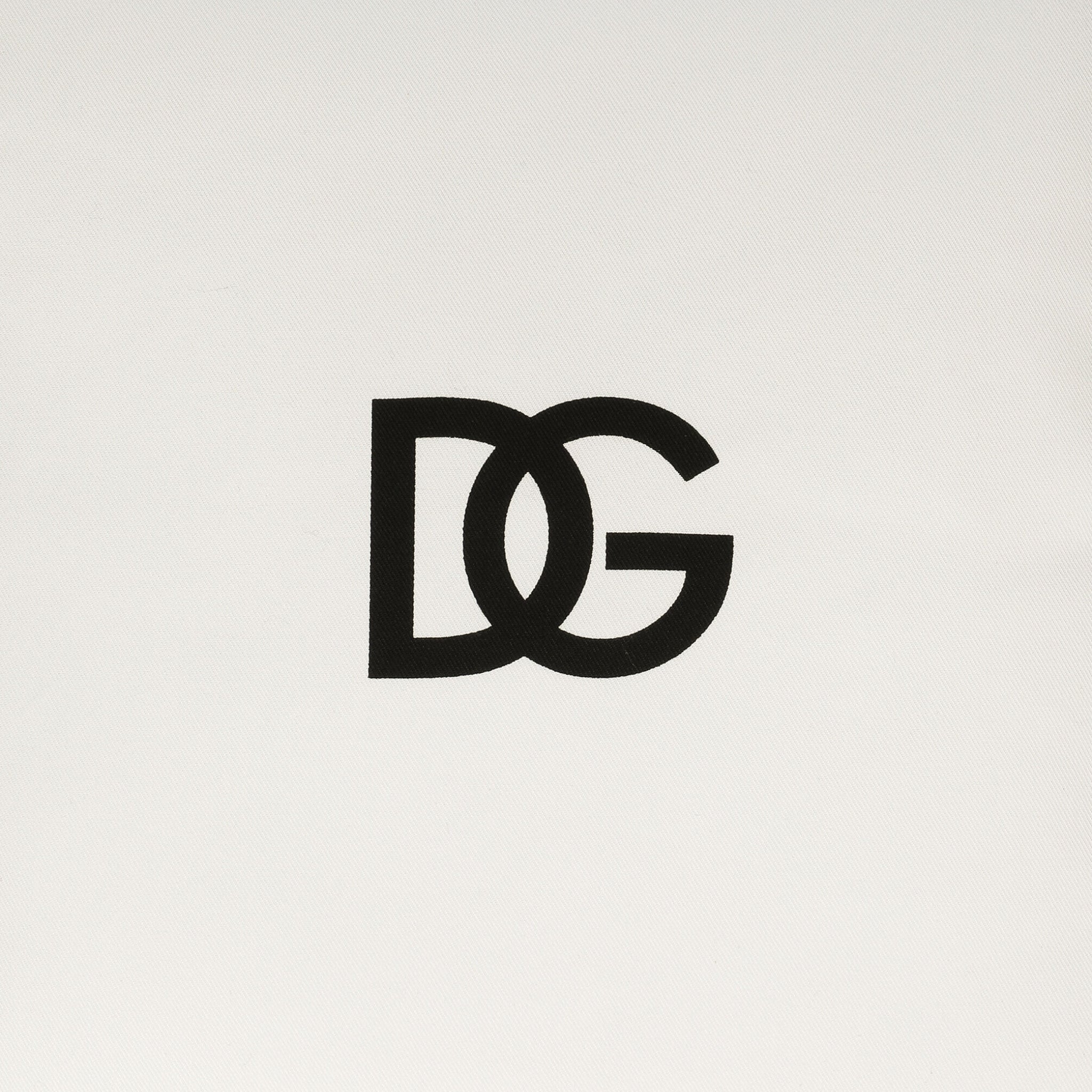Coussin en gabardine DG Logo de Dolce & Gabbana Casa