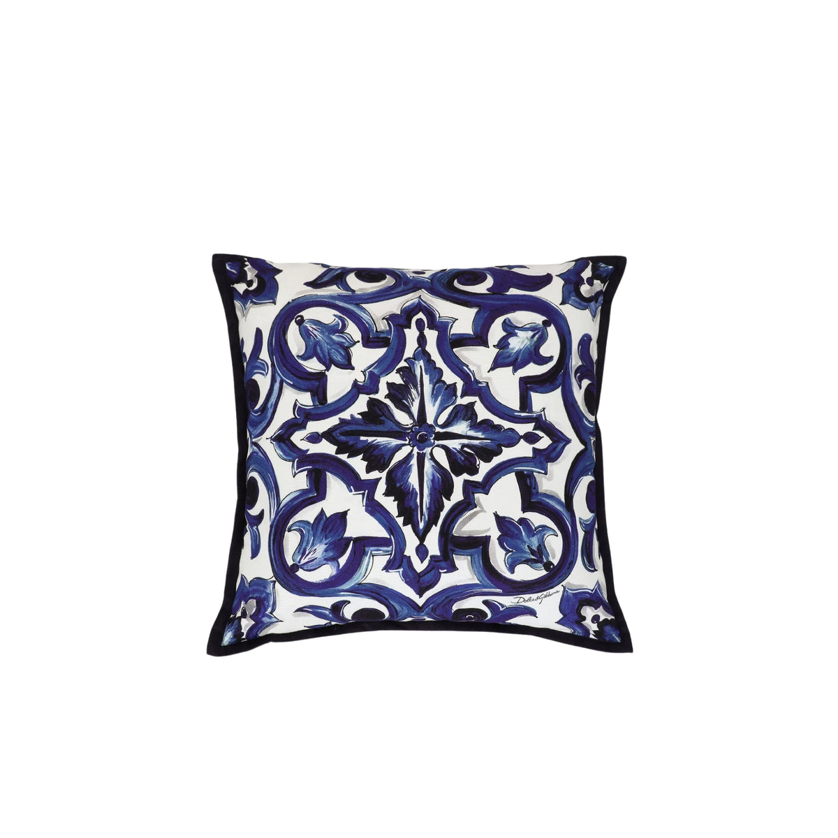 Coussin en toile Blu Mediterraneo de Dolce & Gabbana Casa