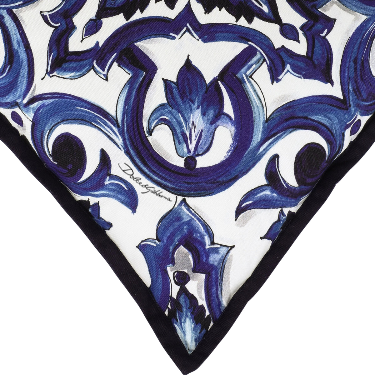 Coussin en toile Blu Mediterraneo de Dolce & Gabbana Casa