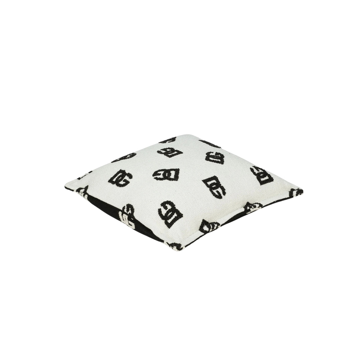 Coussin en jacquard DG Logo de Dolce Gabbana Casa