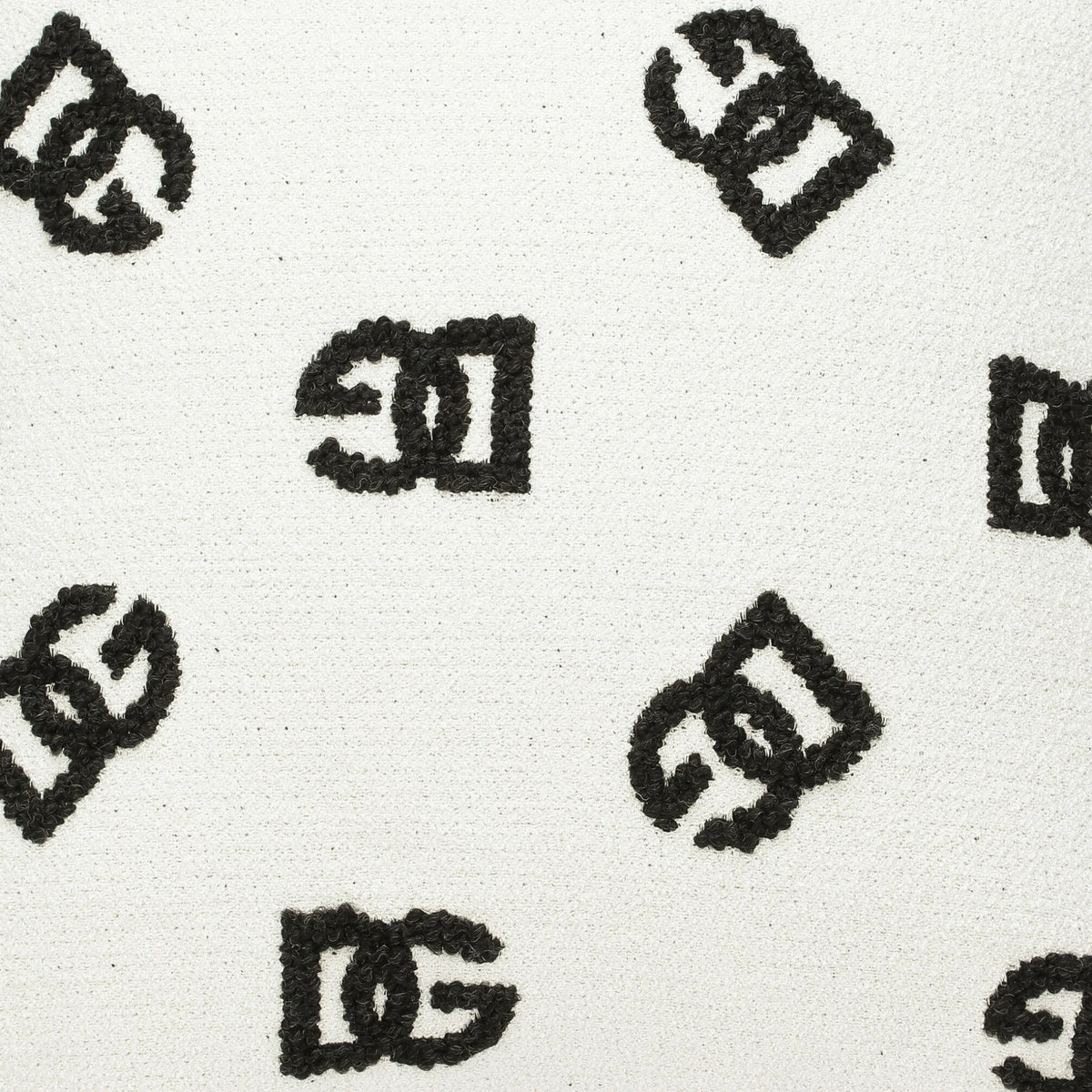 Coussin en jacquard DG Logo de Dolce Gabbana Casa
