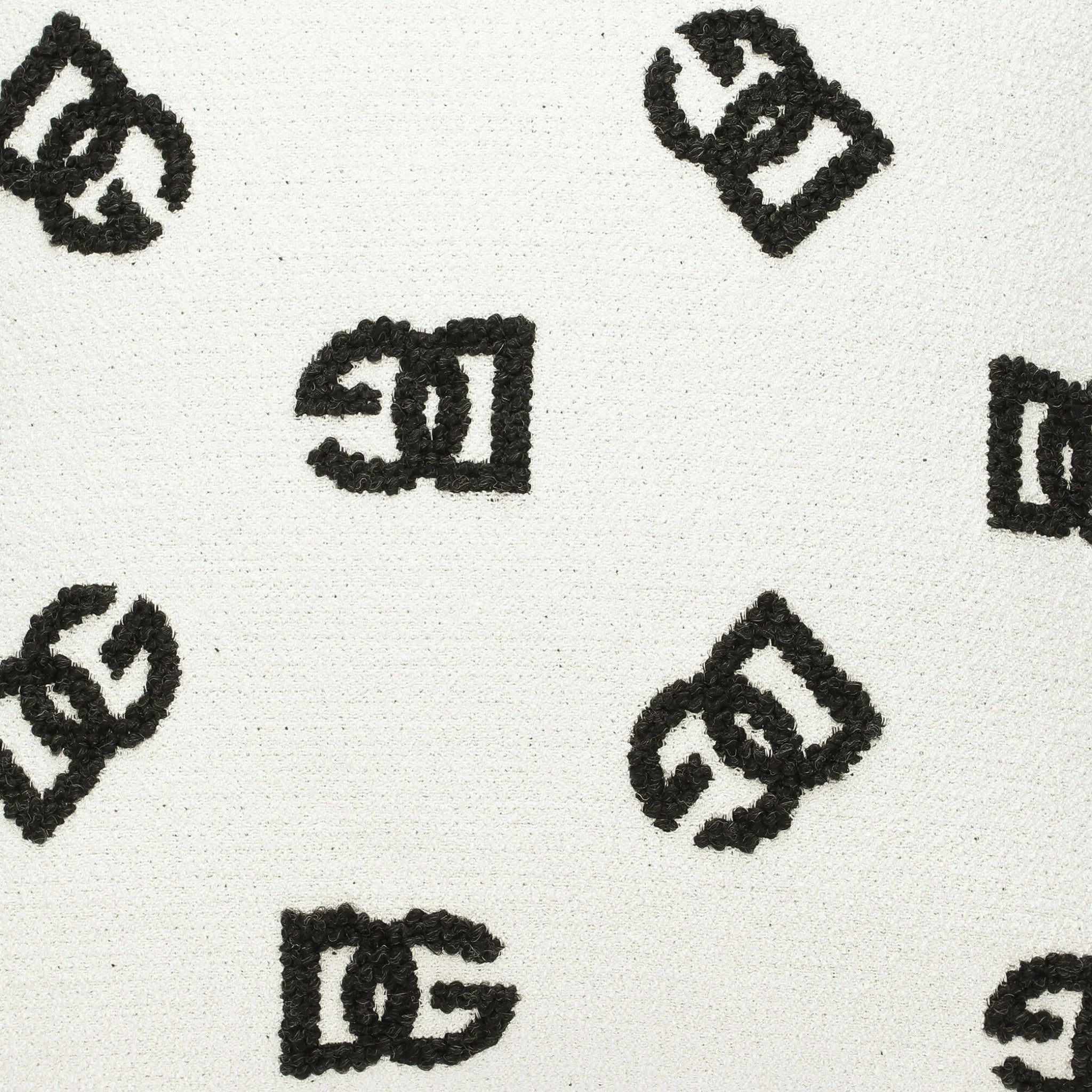 Coussin en jacquard DG Logo de Dolce Gabbana Casa