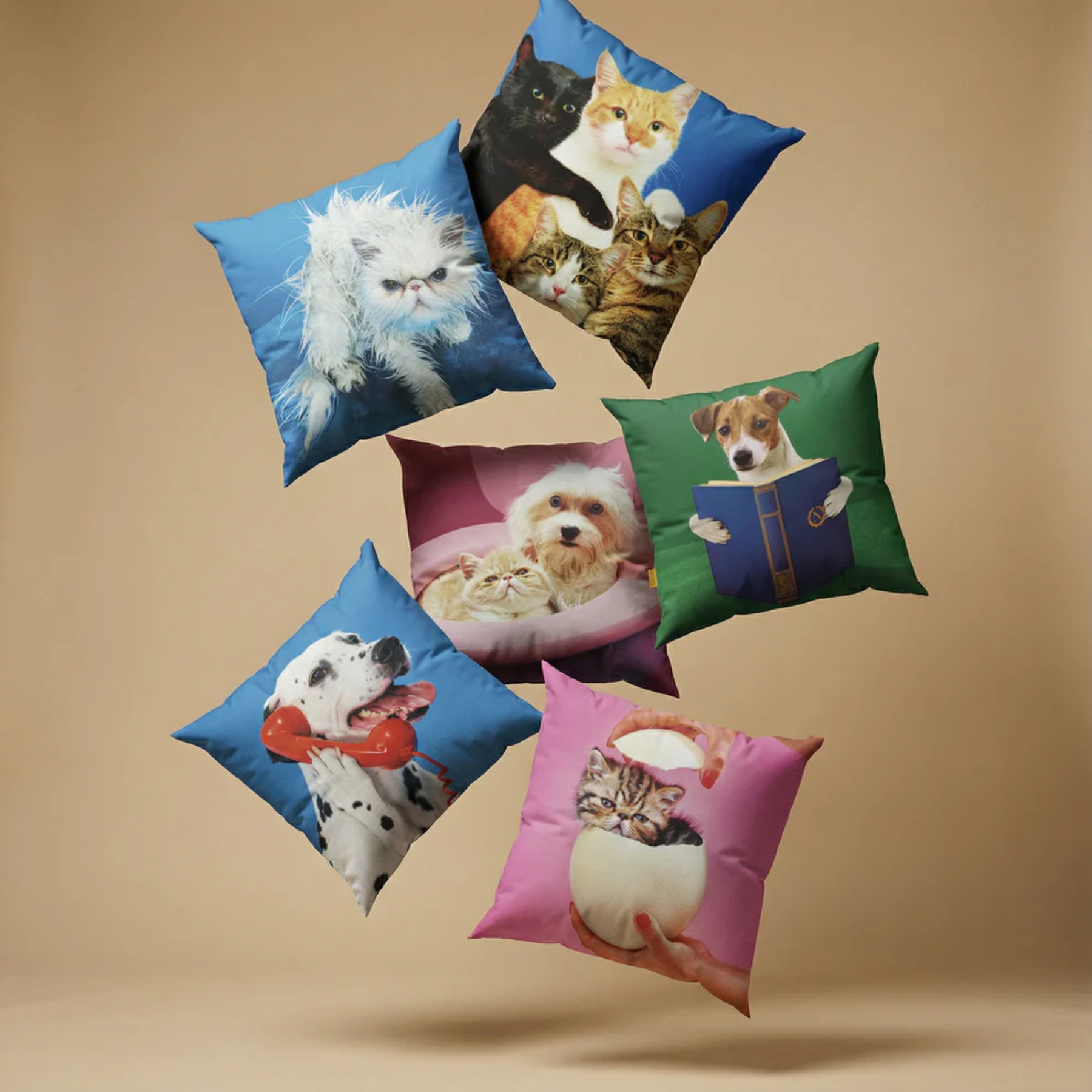 Coussin Toiletpaper Pets – Nerdy Dog de Seletti | Maison Territo