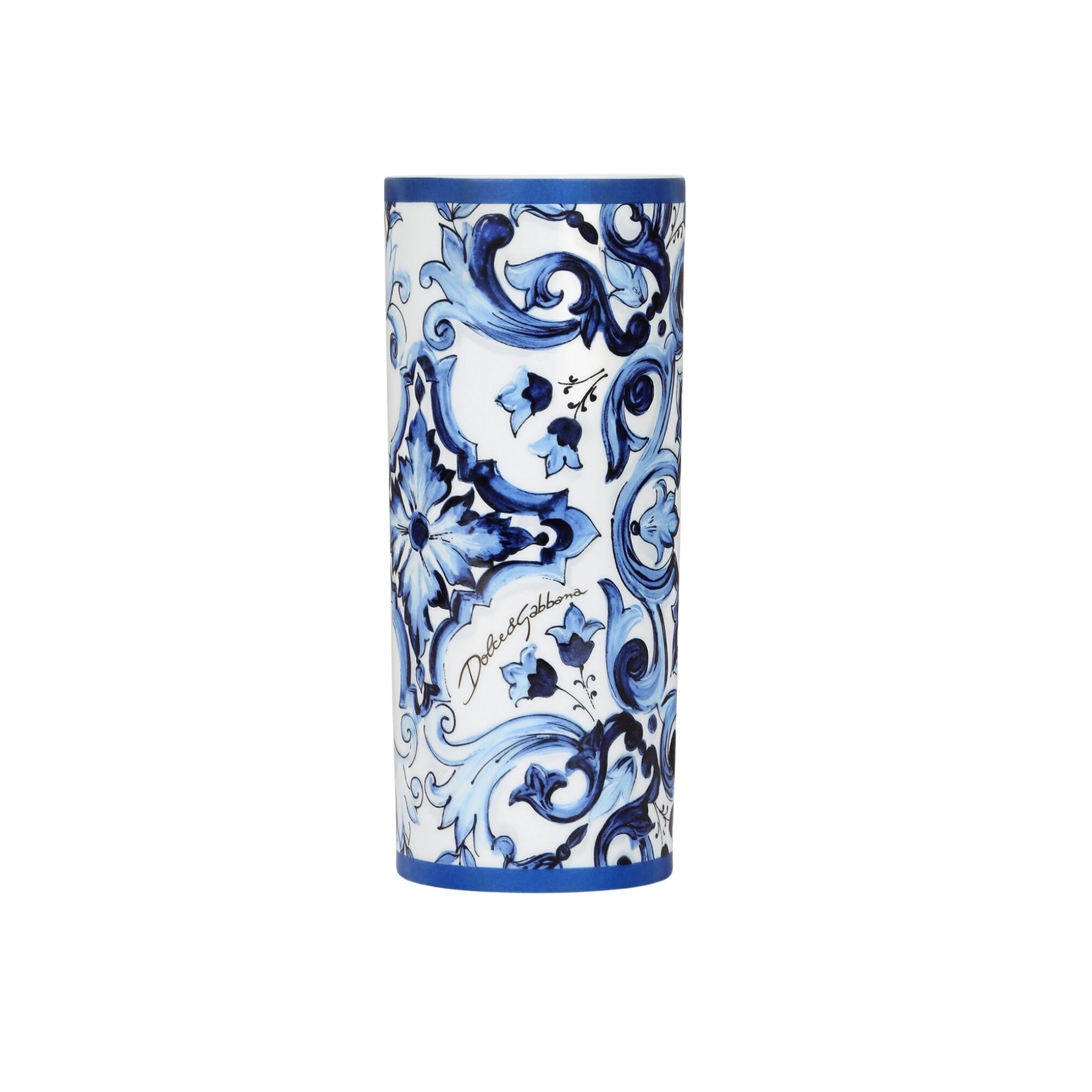 Vase cylindrique Blu mediterraneo de Dolce & Gabbana Casa