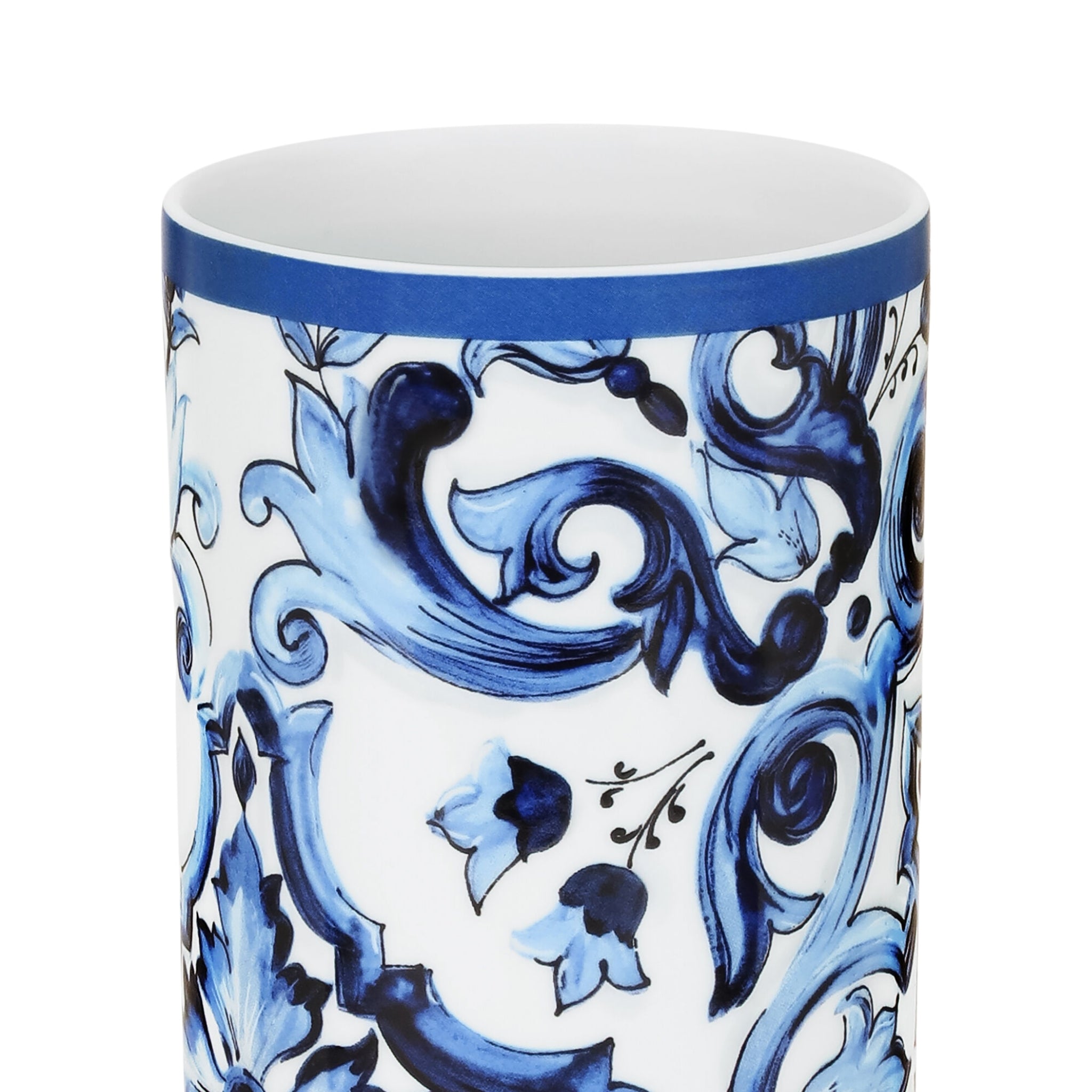 Vase cylindrique Blu mediterraneo de Dolce & Gabbana Casa