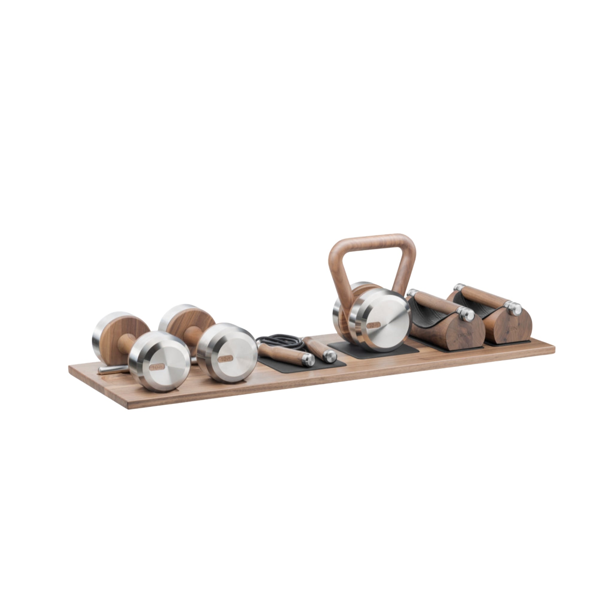 Petit ensemble d’équipement fitness sur support Deha™ de Pent
