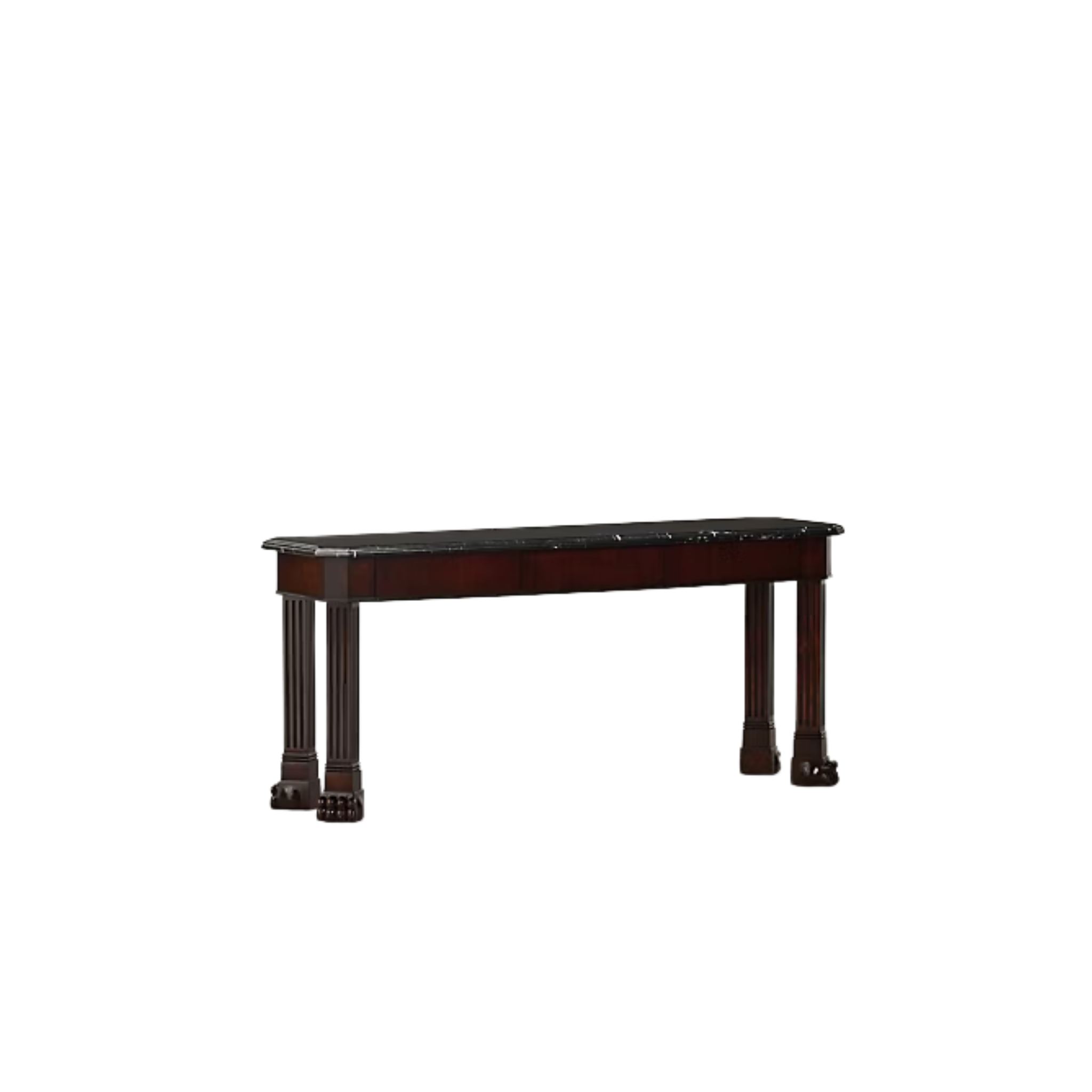 Console Dover en bois massif et marbre de Ralph Lauren