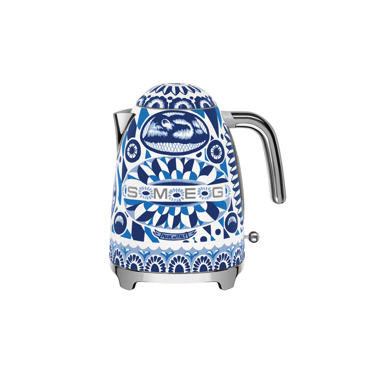 Bouilloire électrique Blu Mediterraneo de Smeg et Dolce & Gabbana Casa
