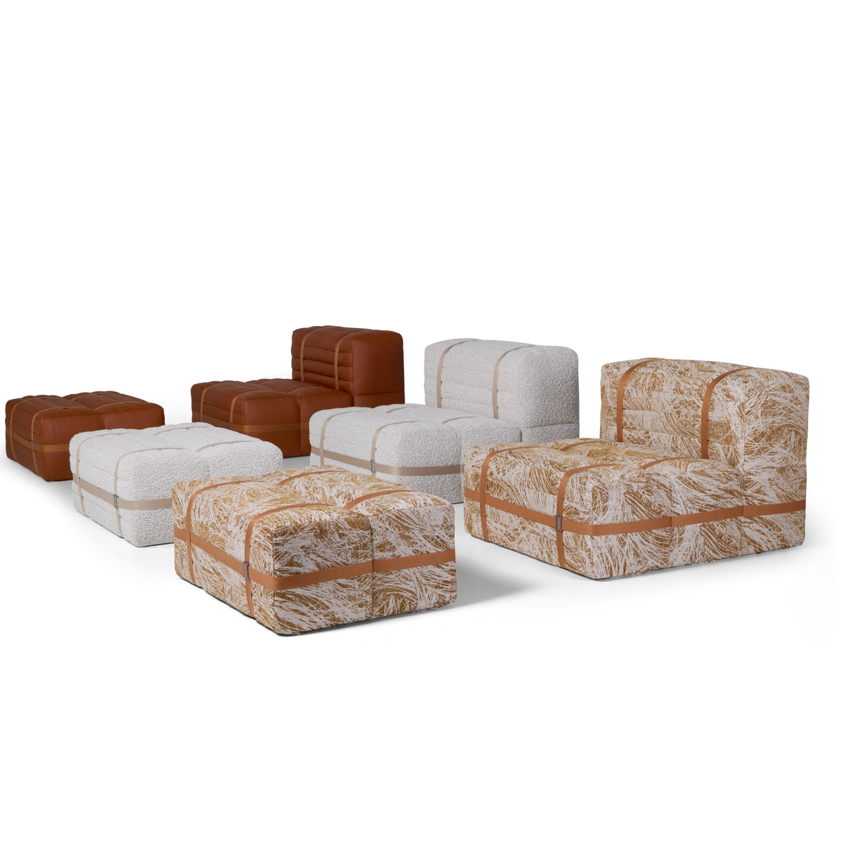 Haybale lounge chair