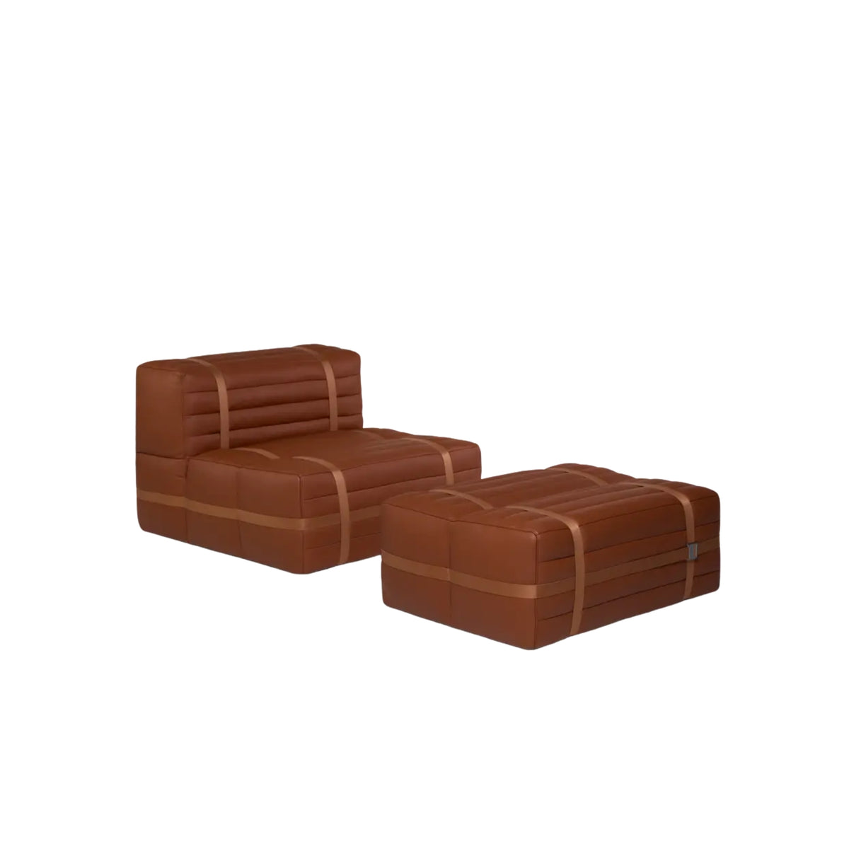 Haybale lounge chair