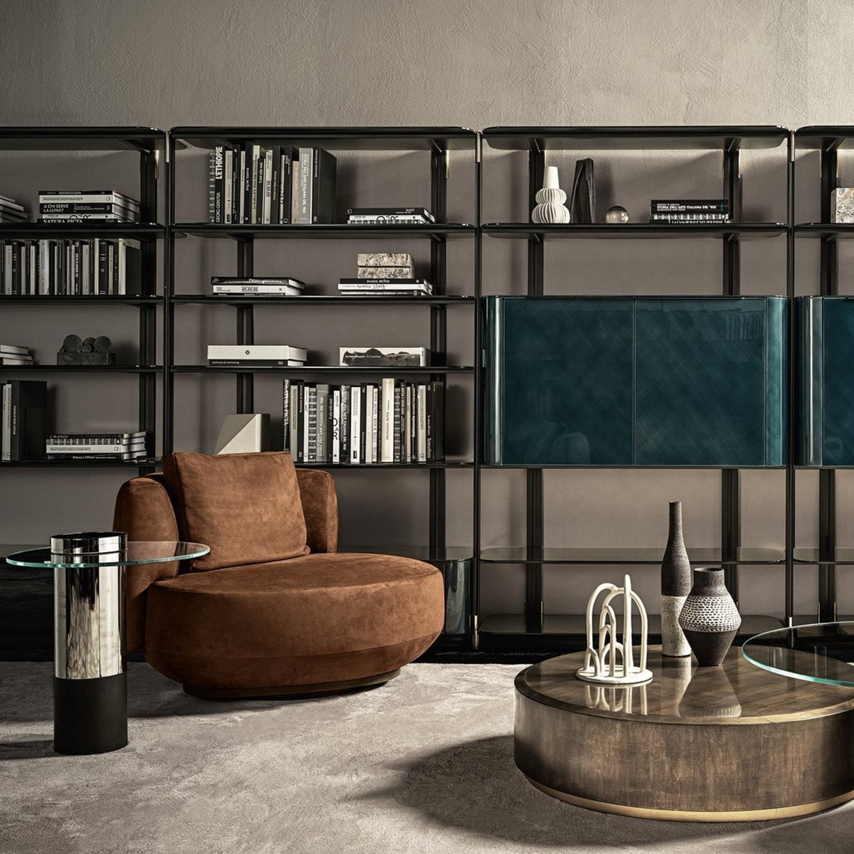 Audrey Poltrona swivel armchair