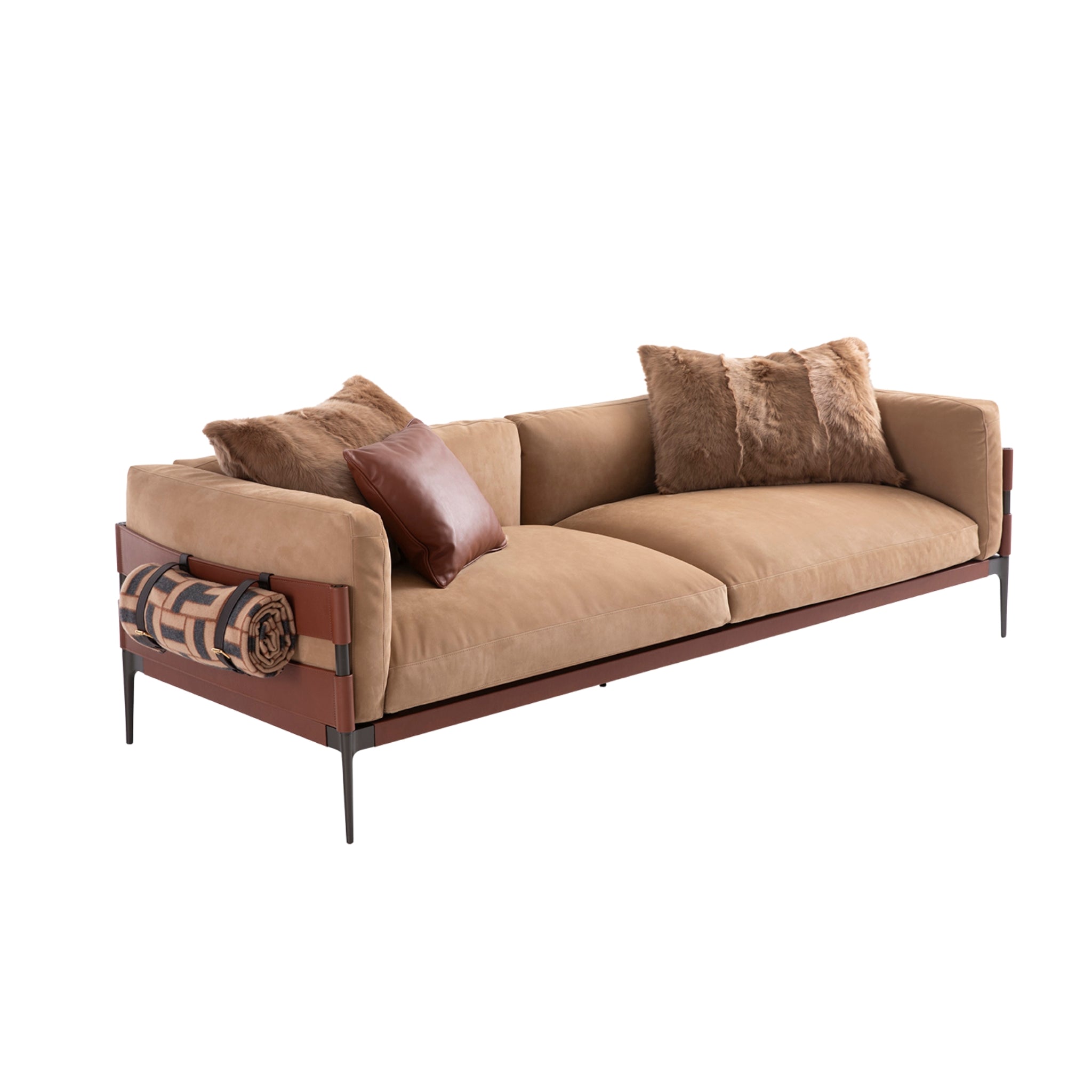 Canapé modulaire F-Stripes de Fendi Casa