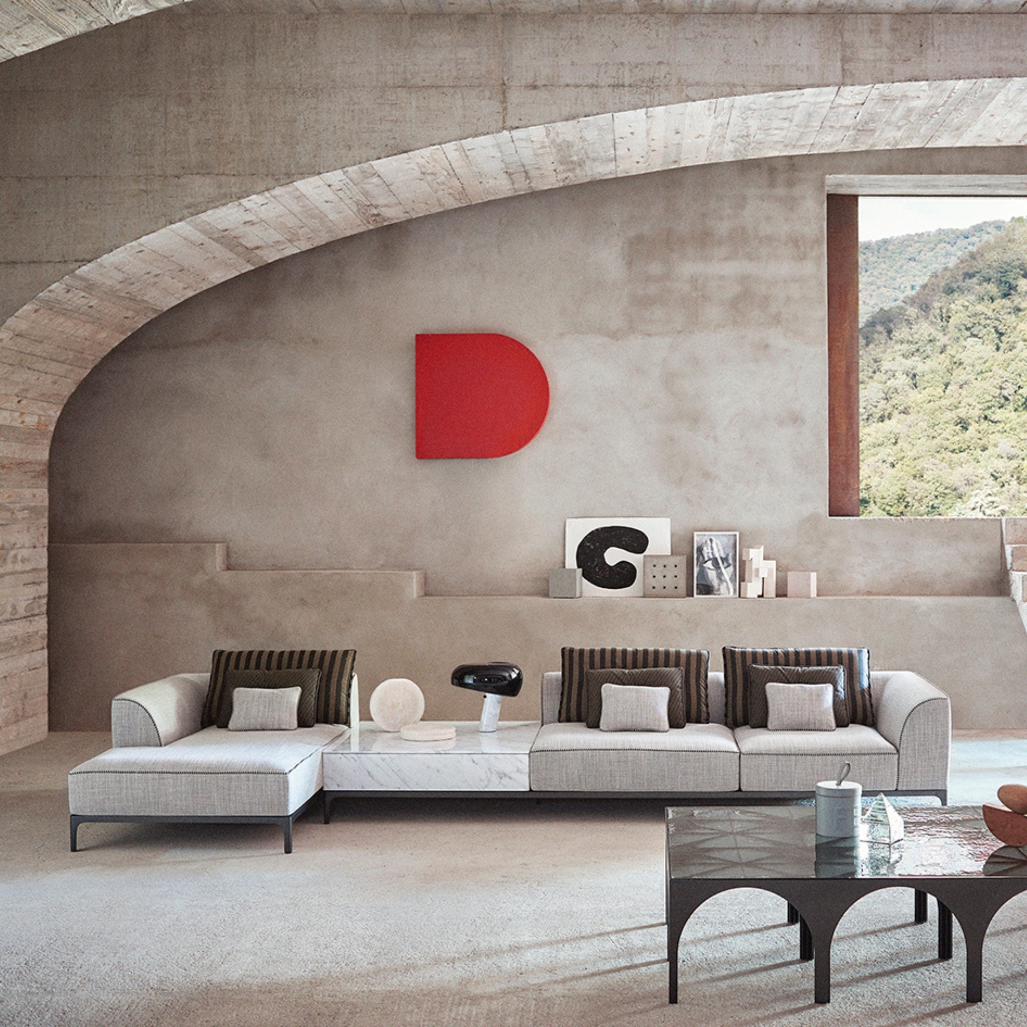 Canapé Five de Fendi Casa