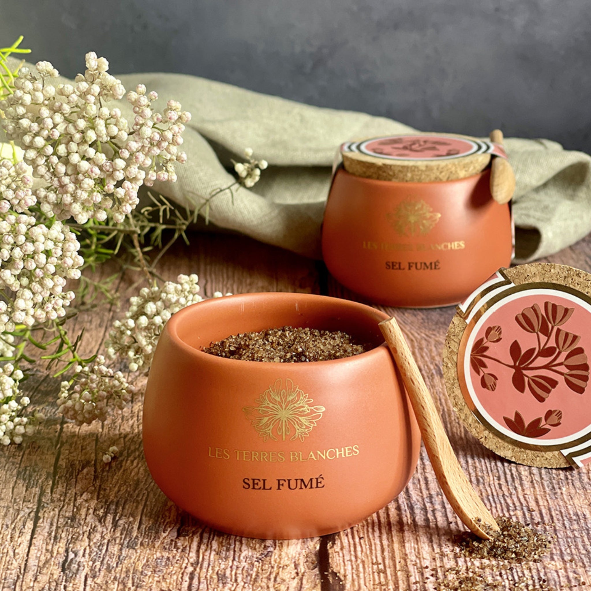 Fleur de Sel Fumé de Les terres Blanches