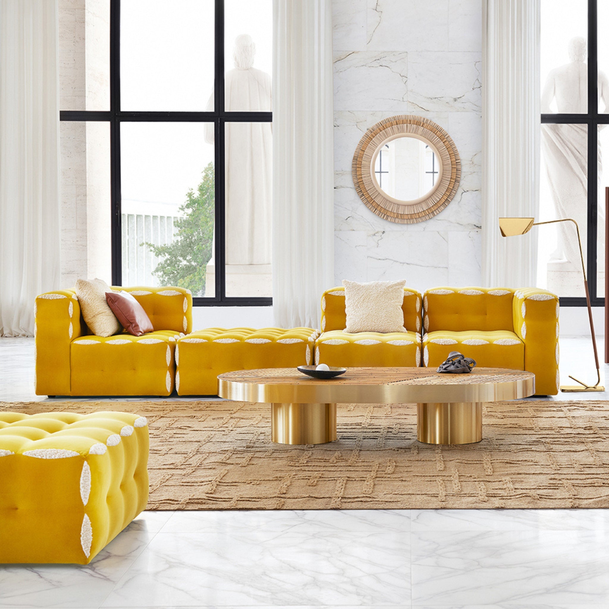 Canapé modulaire Fun Fendi de Fendi Casa