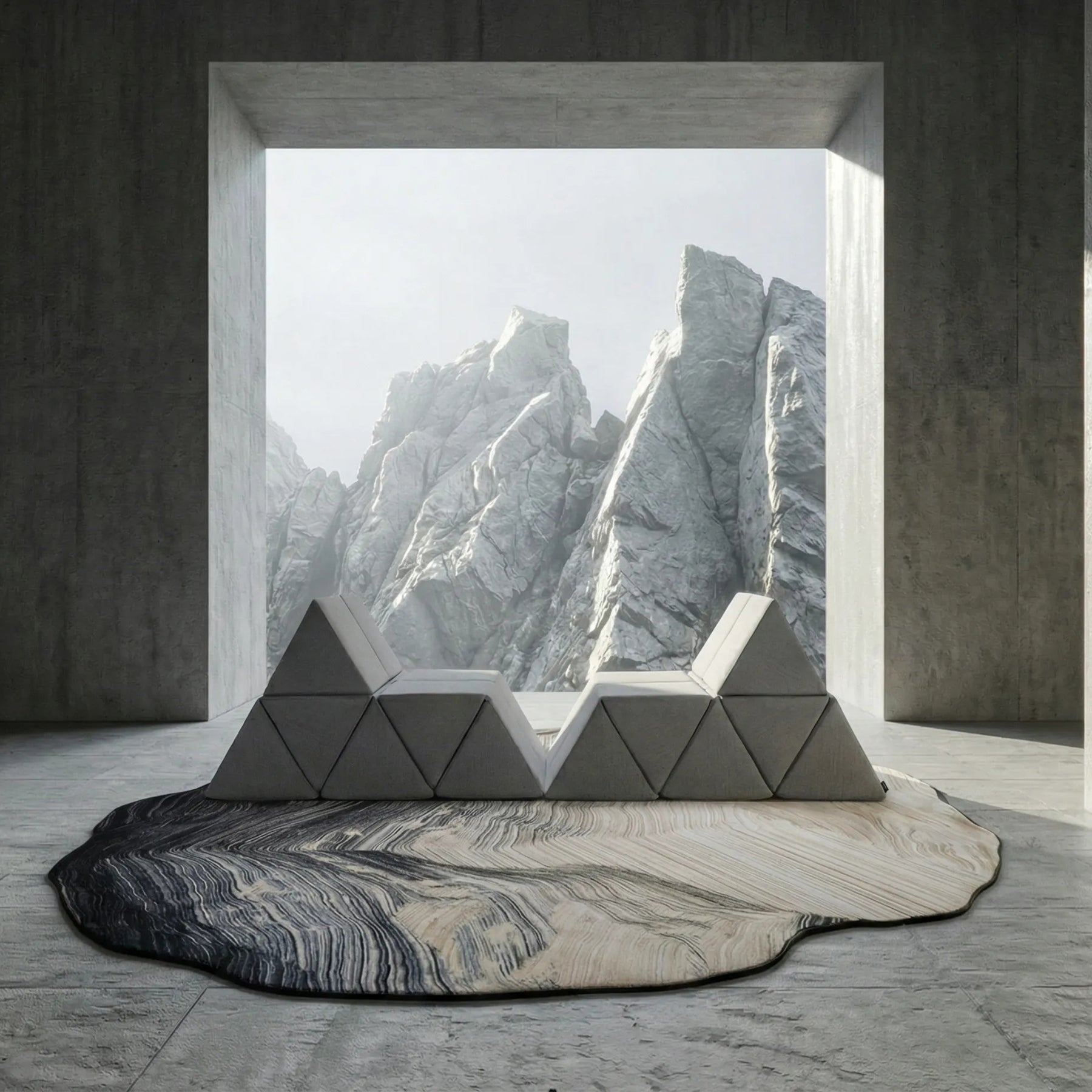 Tapis future fossils de Moooi