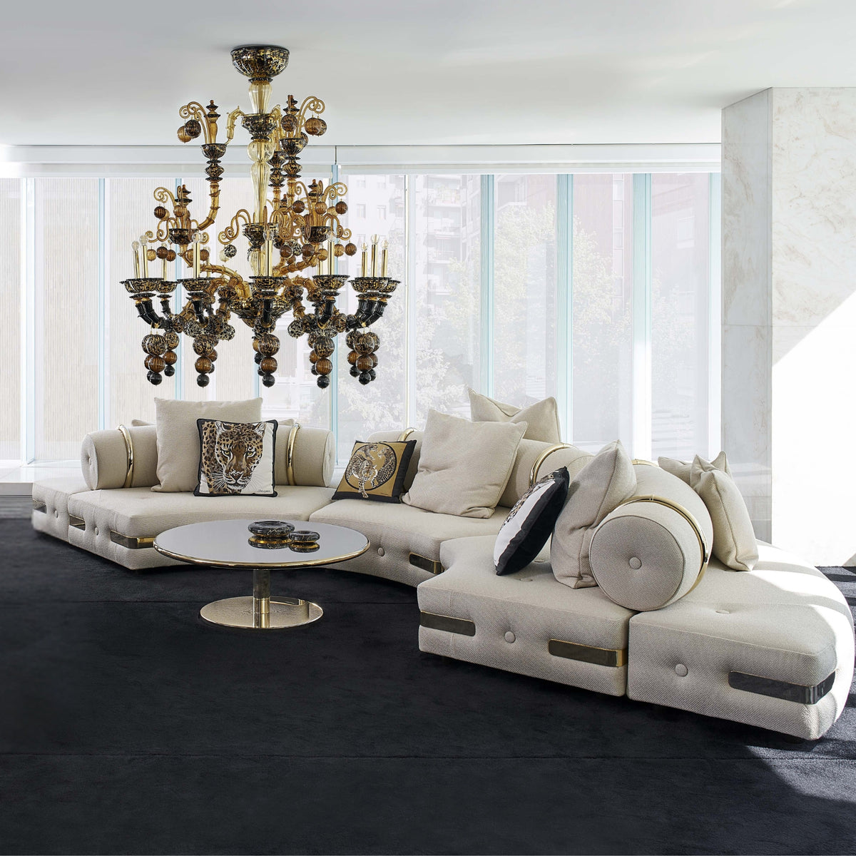 Canapé modulaire Gardenia Lite de Dolce & Gabbana Casa