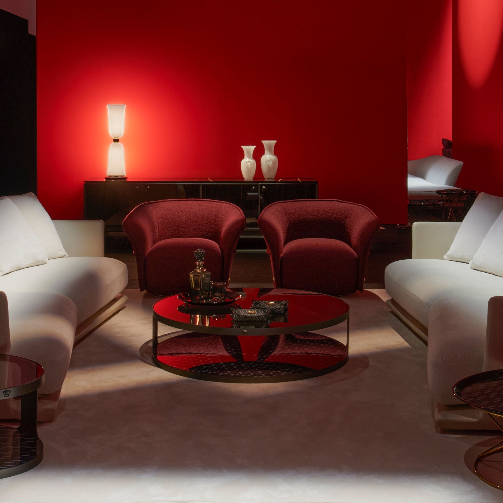 Fauteuil pivotant Goddess de Versace Home