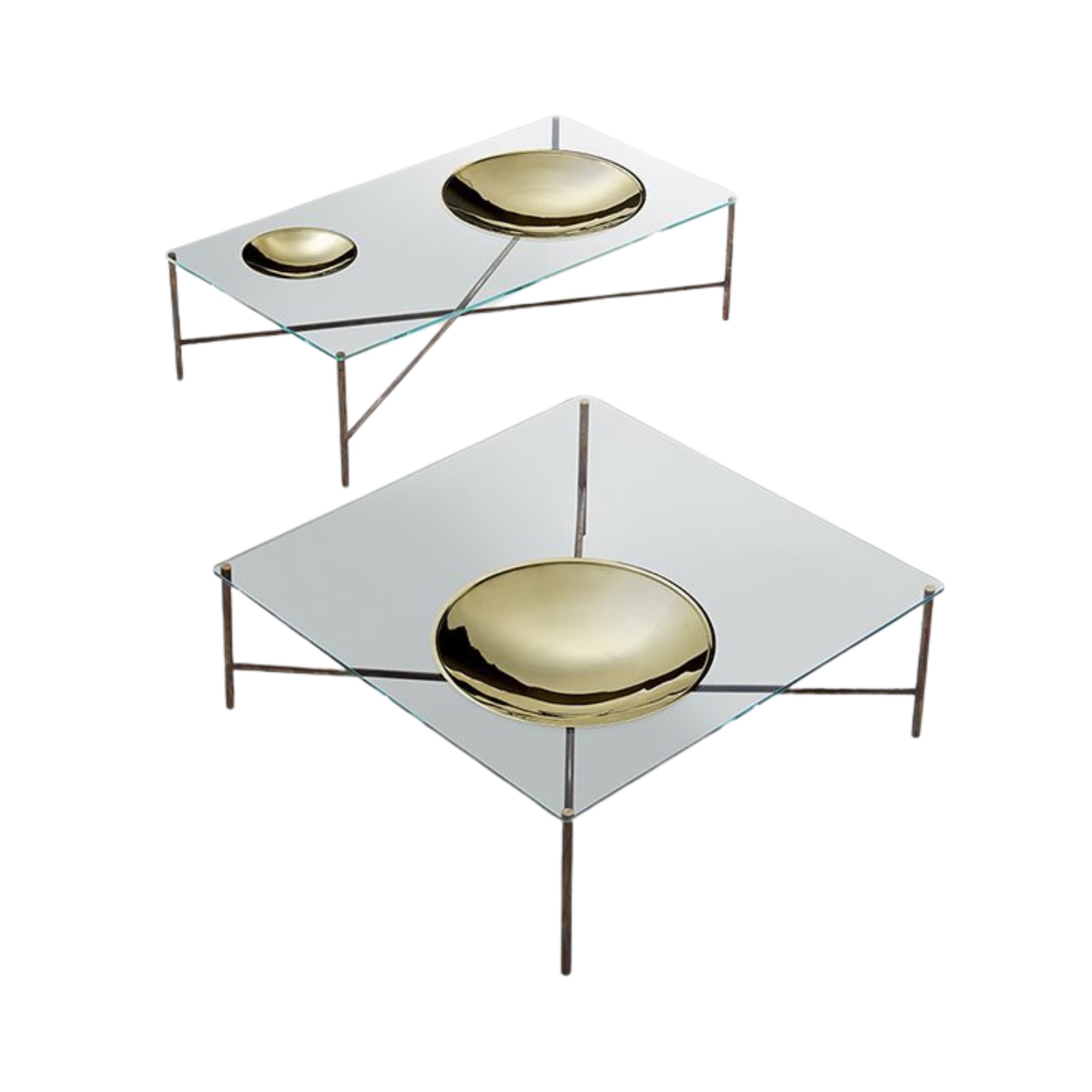Table basse Golden Moon par Gallotti&Radice