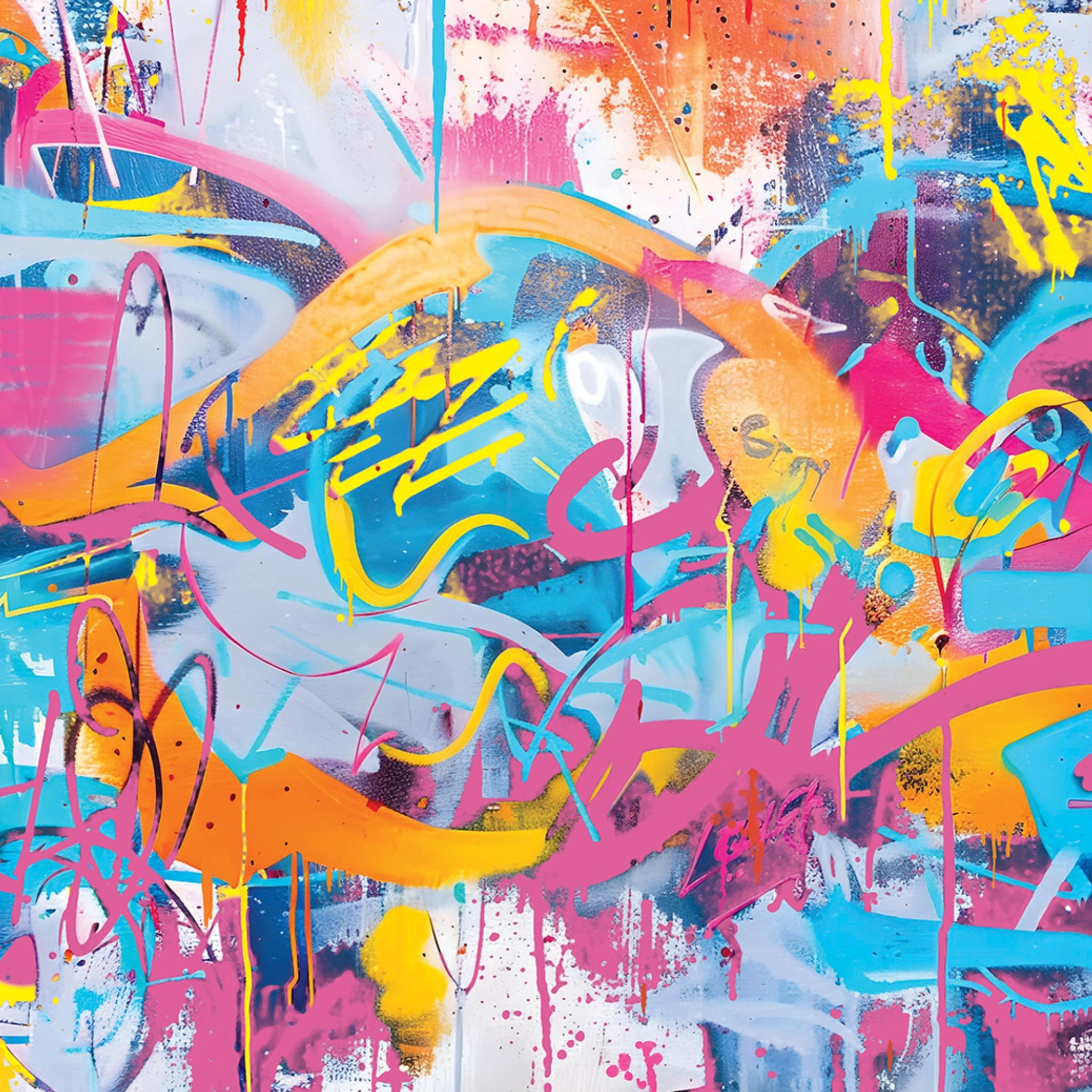 Papier peint Graffiti multicolore de Nomad Design