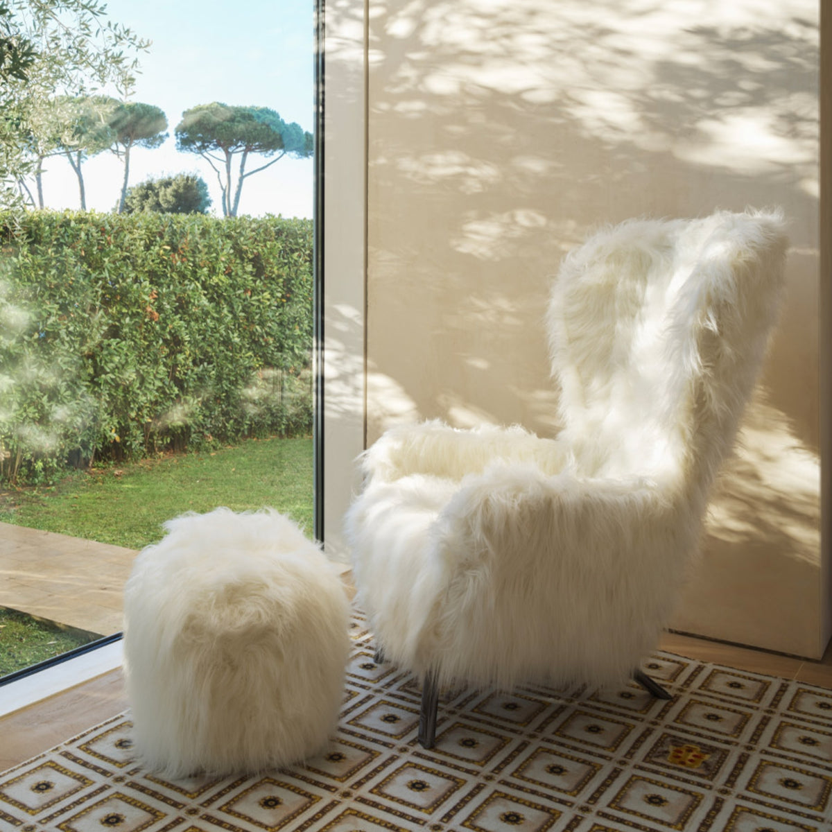 Fauteuil Guelfo fur de Opinion Ciatti