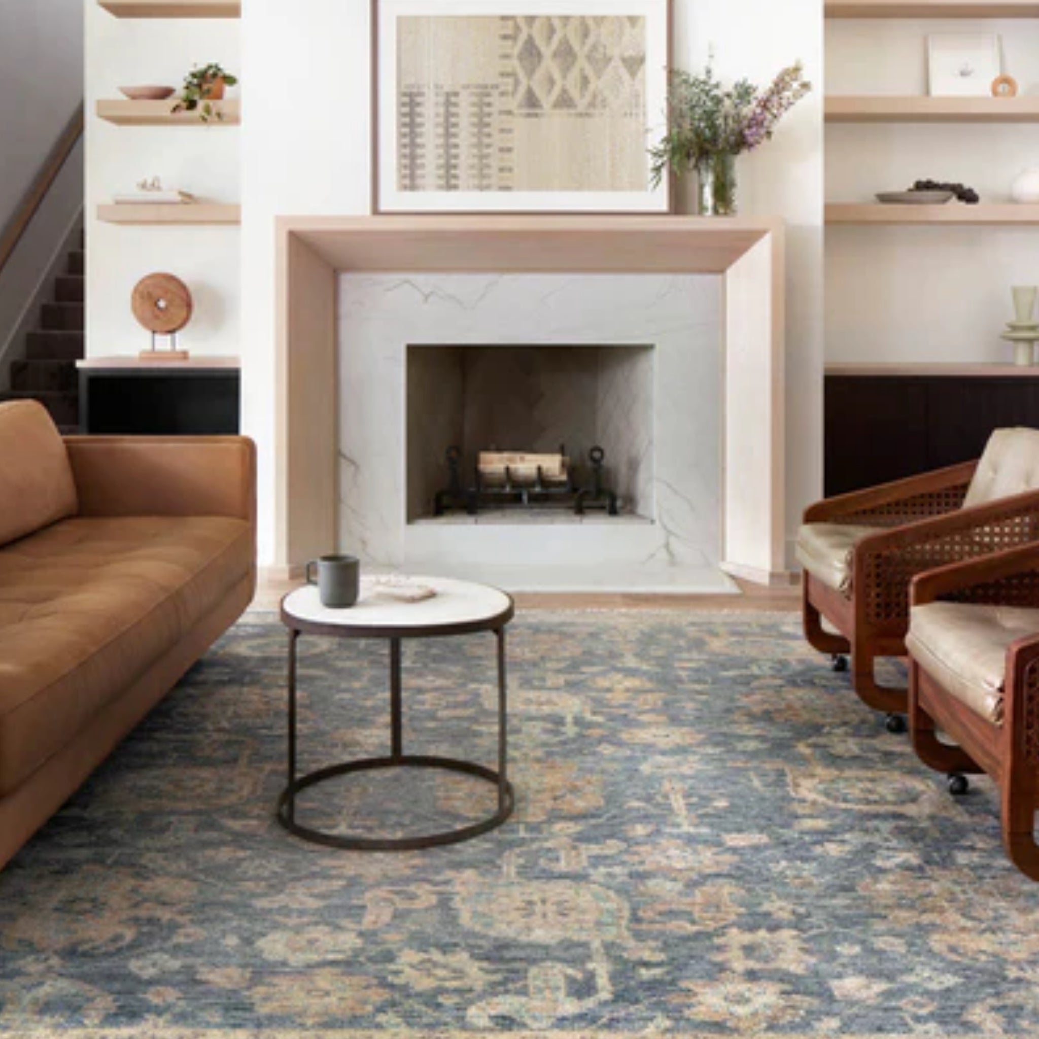 Tapis Helena Indigo de loloi