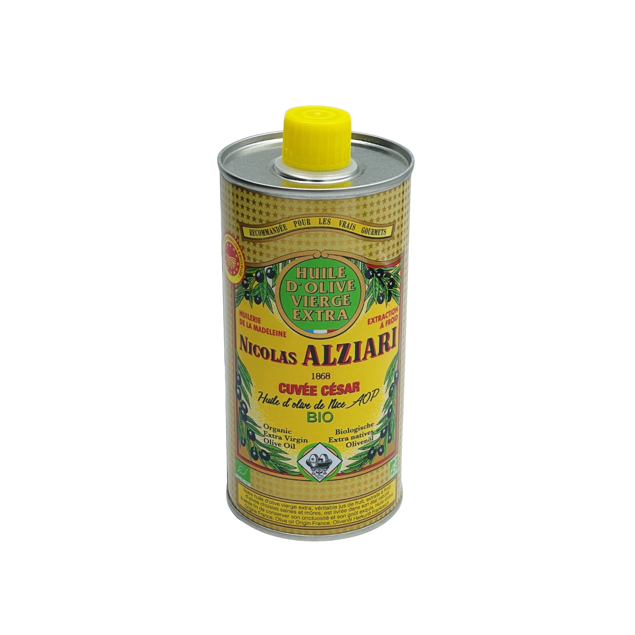Huile d’olive vierge extra César AOP Nice de Nicolas Alziari