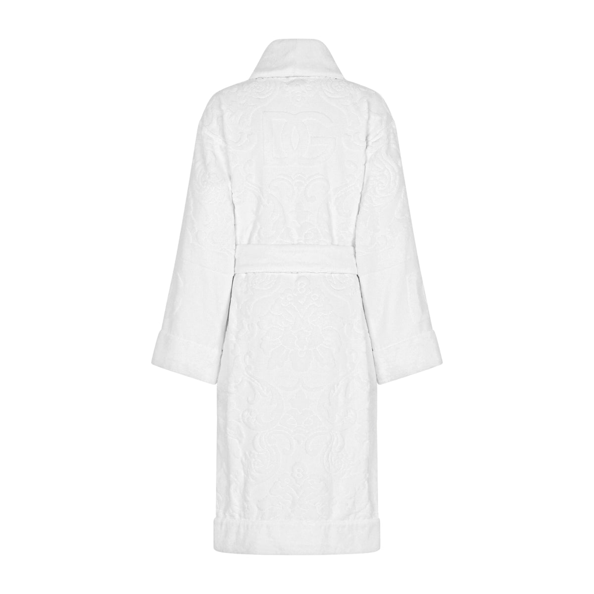 Peignoir en coton éponge jacquard de Dolce & Gabbana 