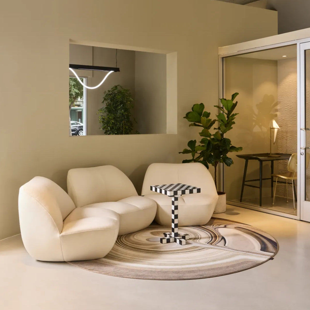 Fauteuil Kisss Lounge par Moooi