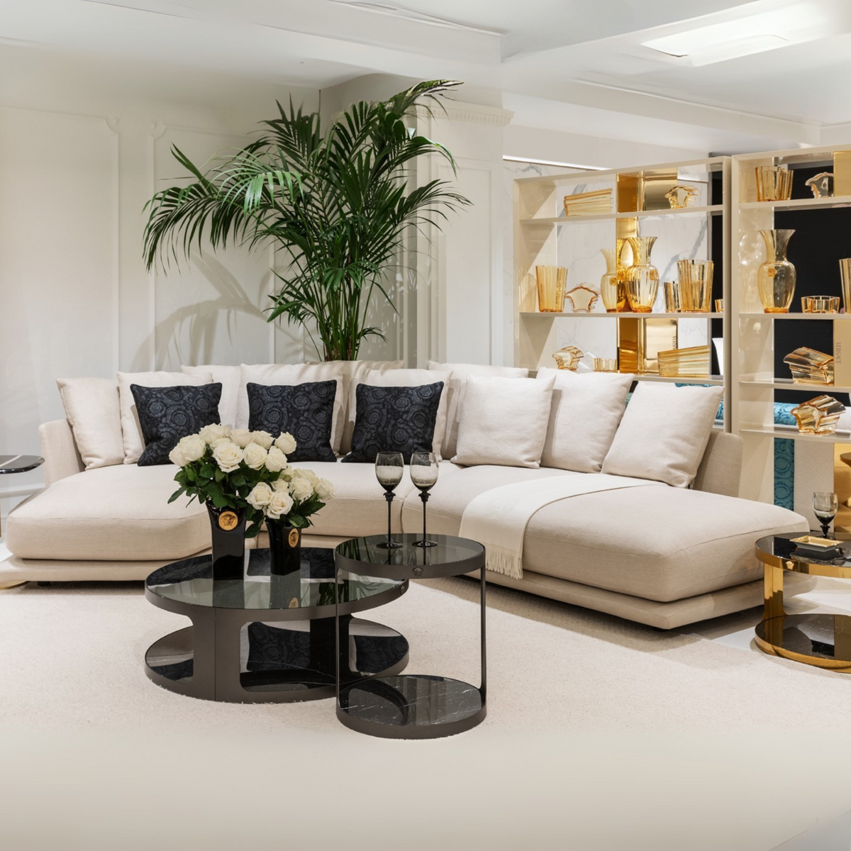Canapé modulaire La Greca de Versace Home