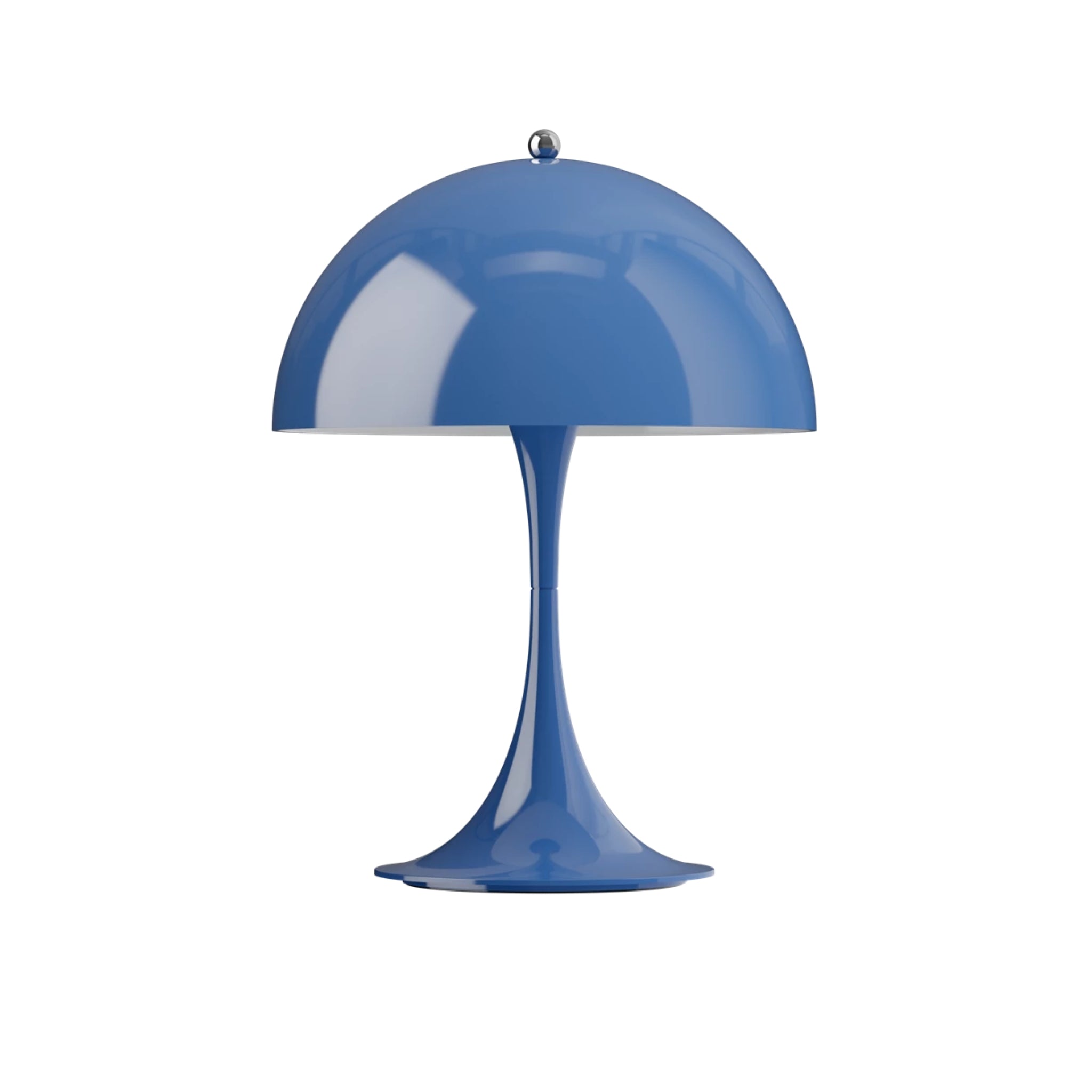 Lampe de table opaque indigo blue Panthella 250 de Louis Poulsen